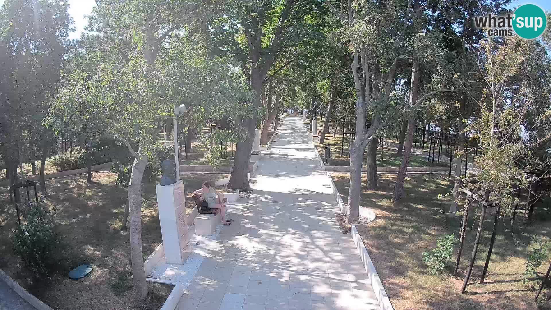 Writers’ Park Webcam Senj – Live by the Sea