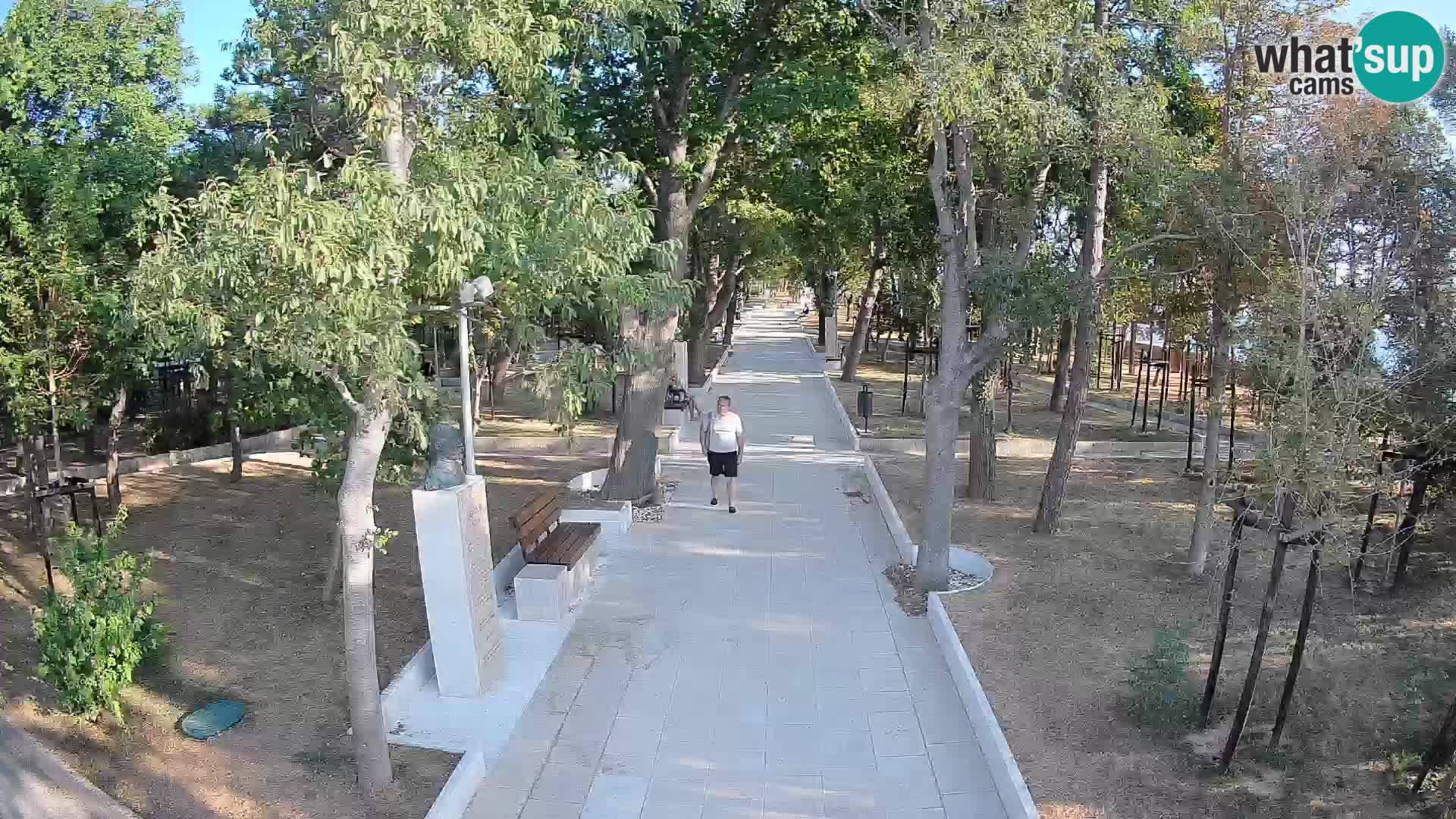 Writers’ Park Webcam Senj – Live by the Sea
