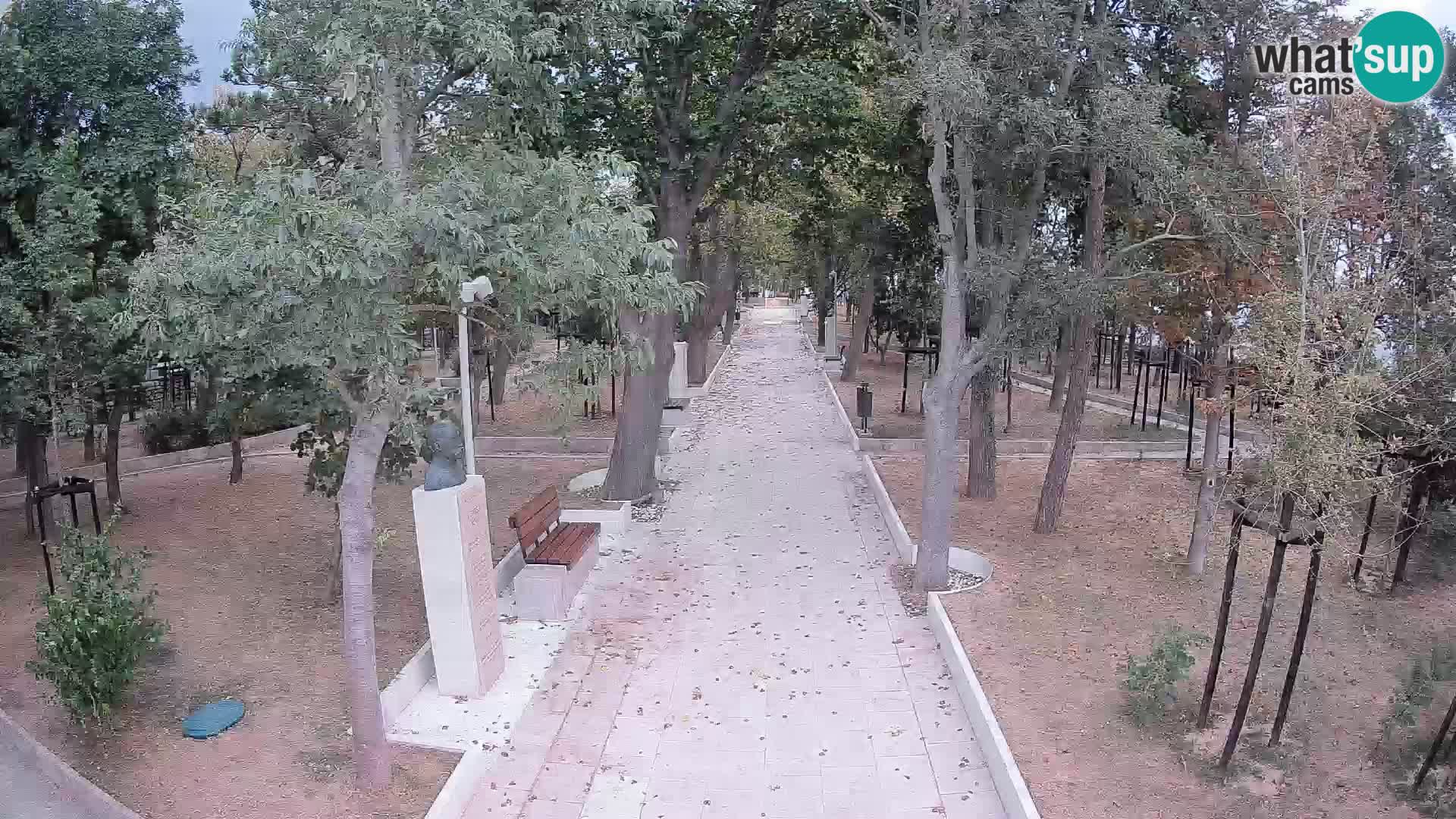 Writers’ Park Webcam Senj – Live by the Sea