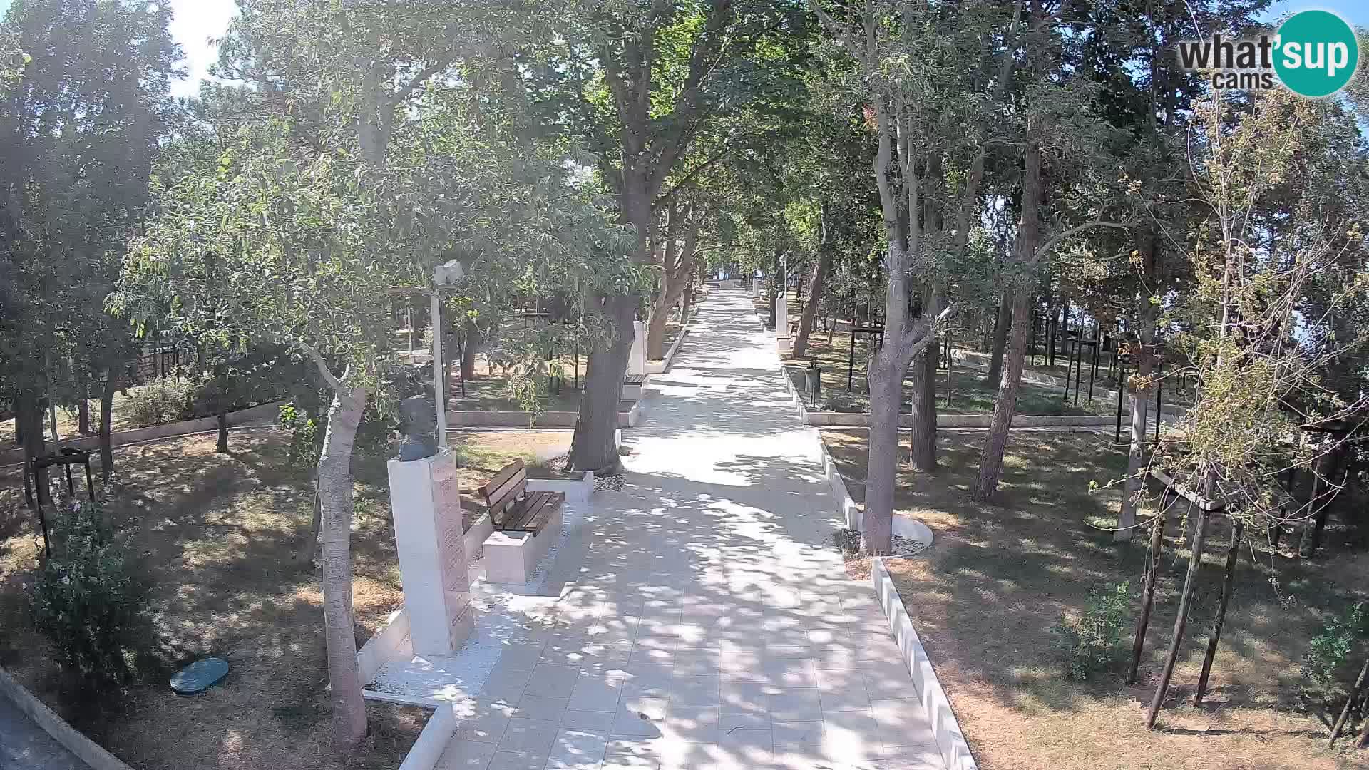 Webcam Schriftstellerpark Senj – Live am Meer