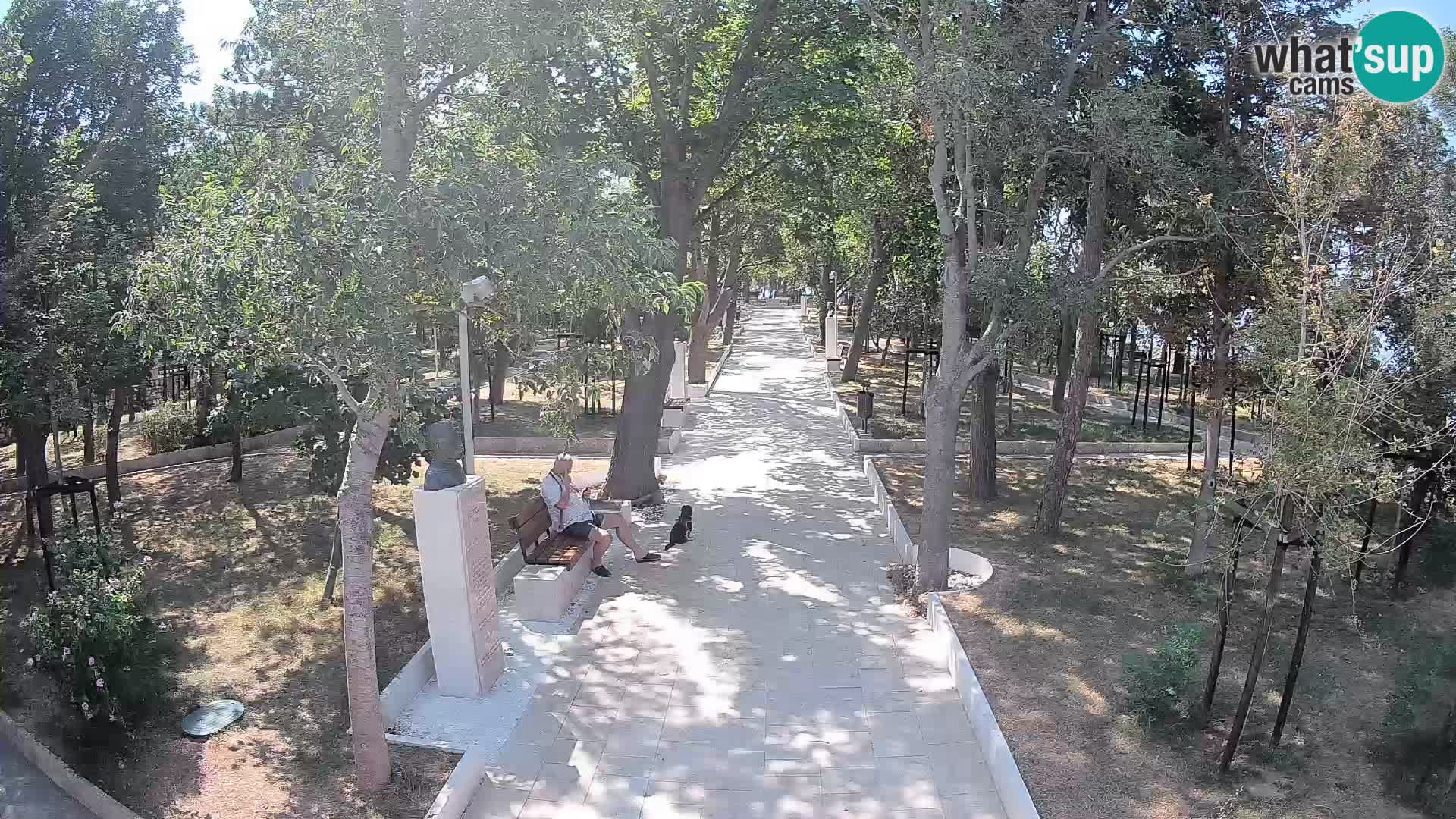 Writers’ Park Webcam Senj – Live by the Sea