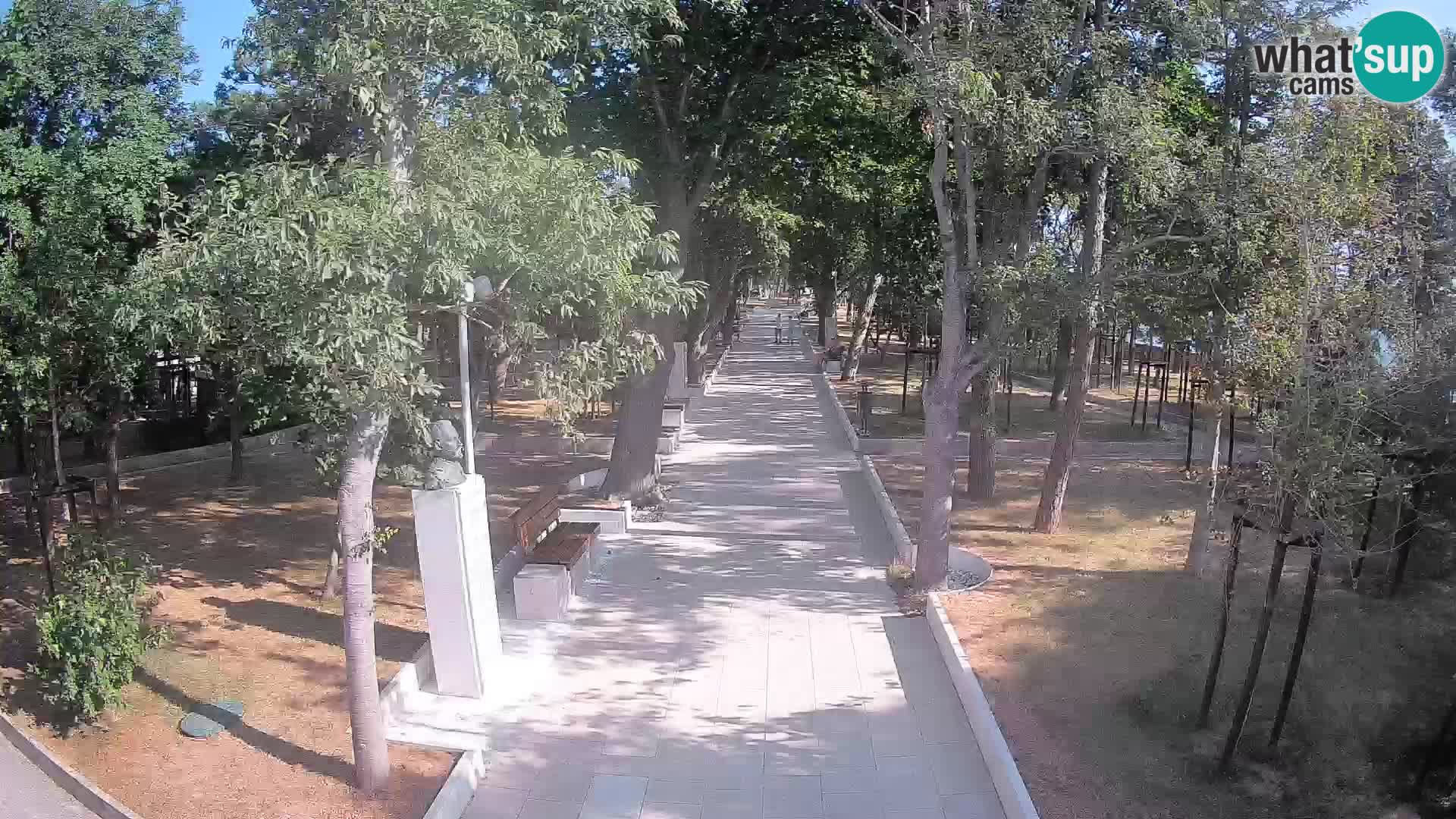 Writers’ Park Webcam Senj – Live by the Sea