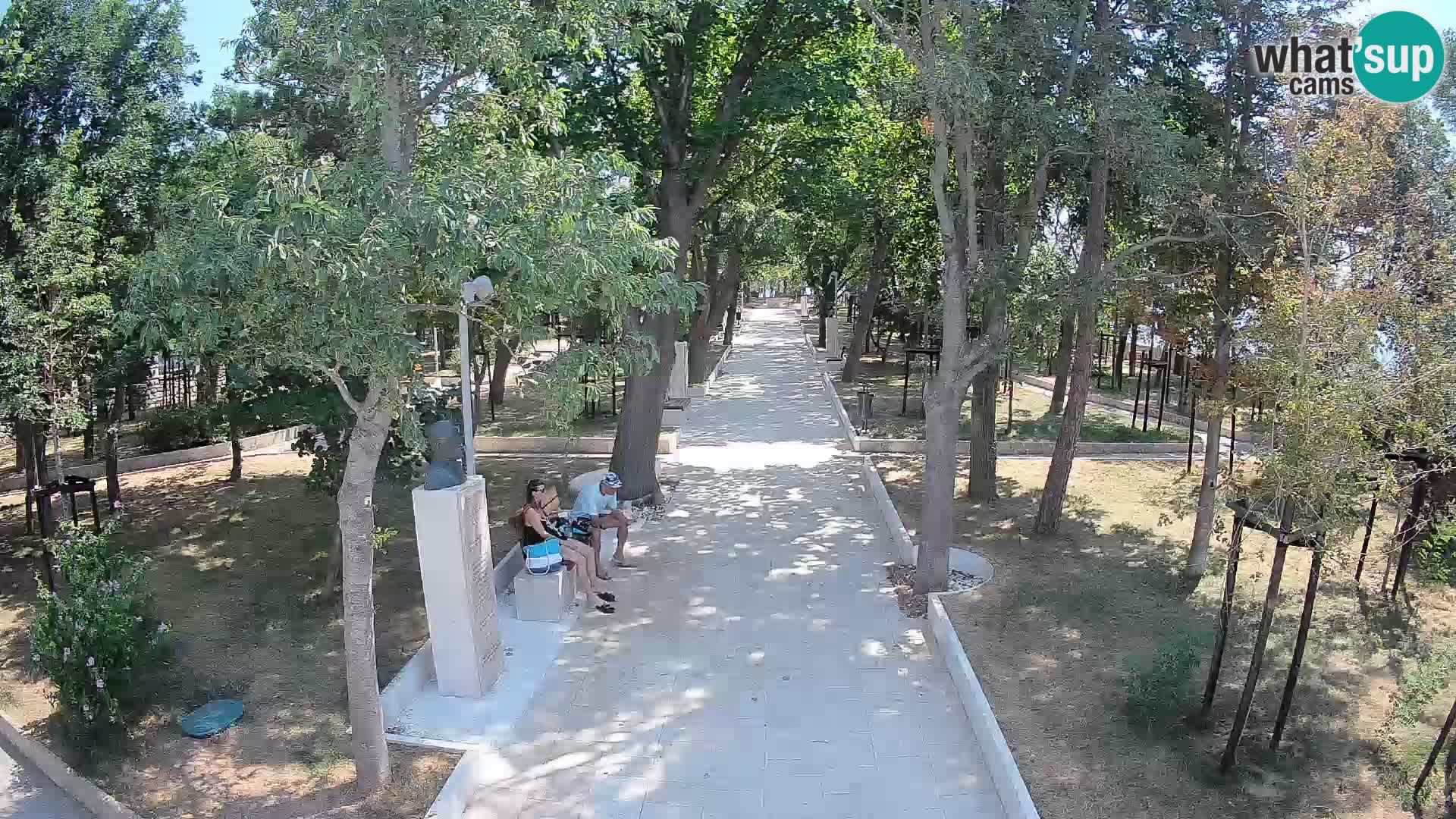 Writers’ Park Webcam Senj – Live by the Sea