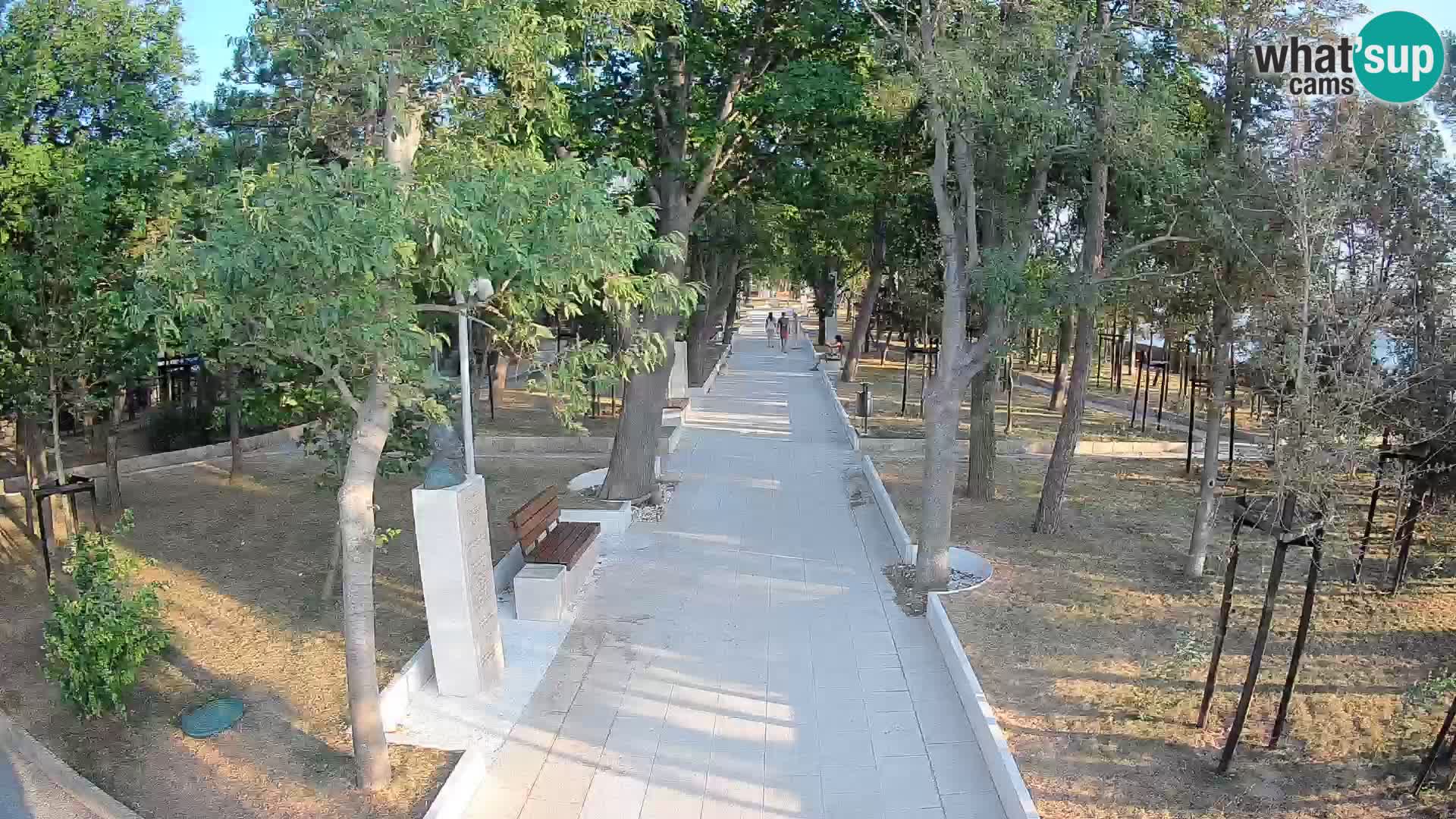 Writers’ Park Webcam Senj – Live by the Sea