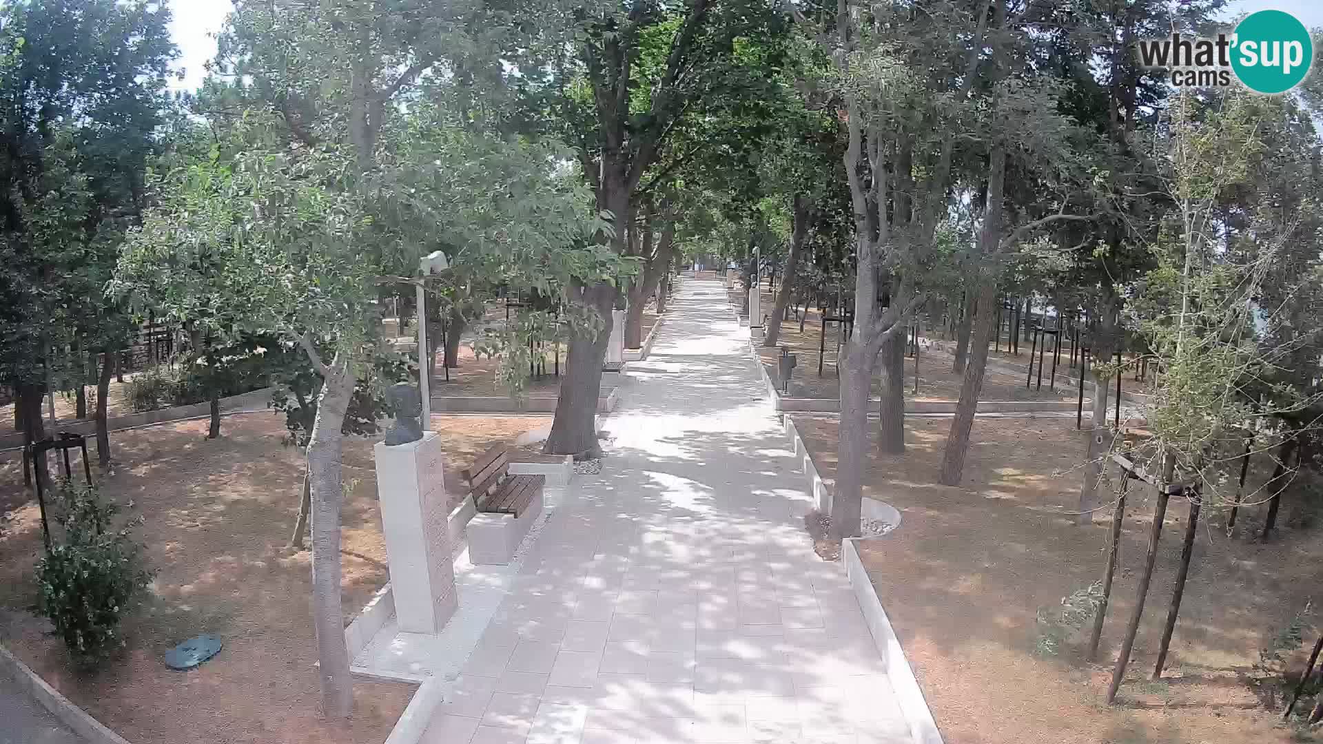 Writers’ Park Webcam Senj – Live by the Sea