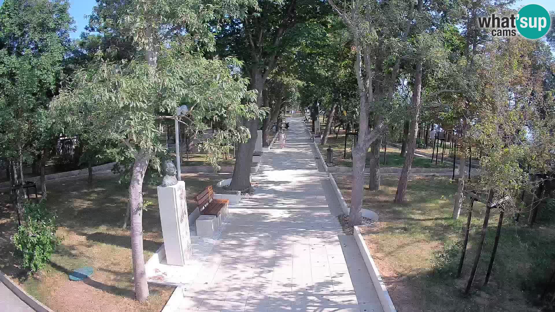 Writers’ Park Webcam Senj – Live by the Sea