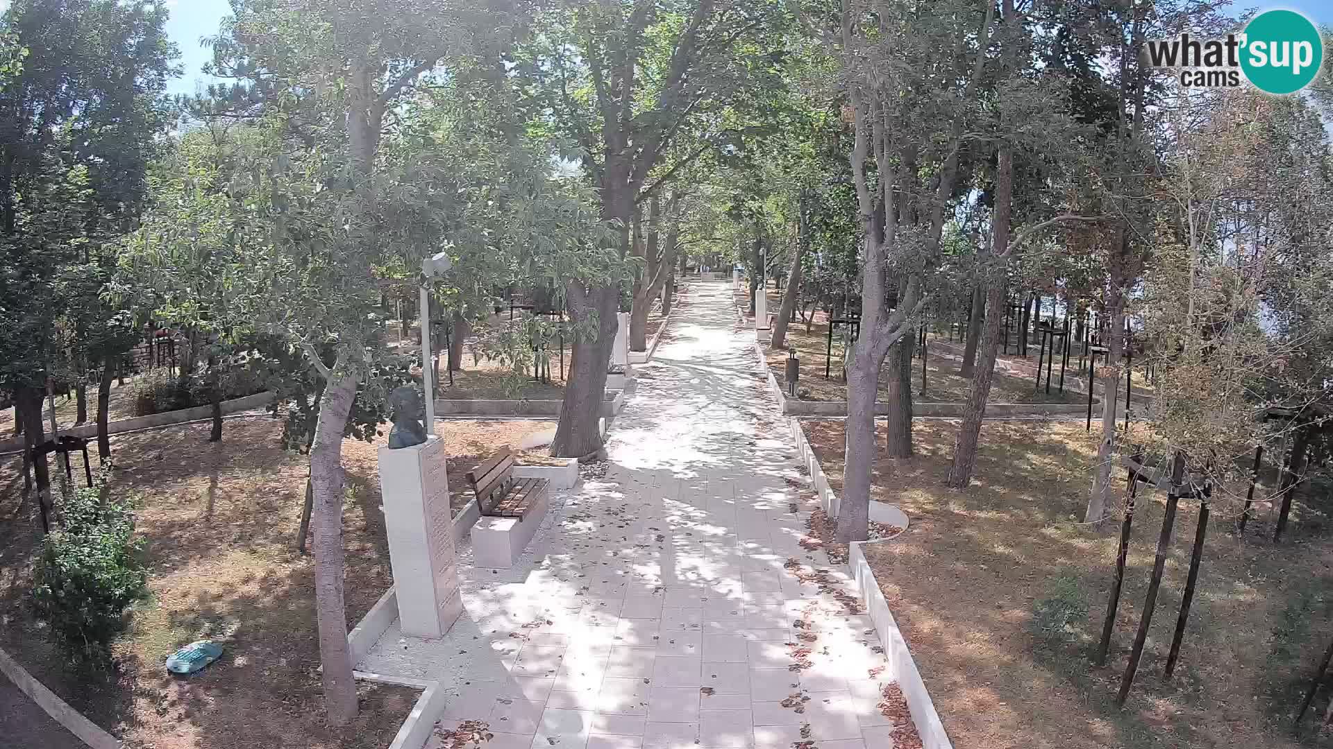 Writers’ Park Webcam Senj – Live by the Sea