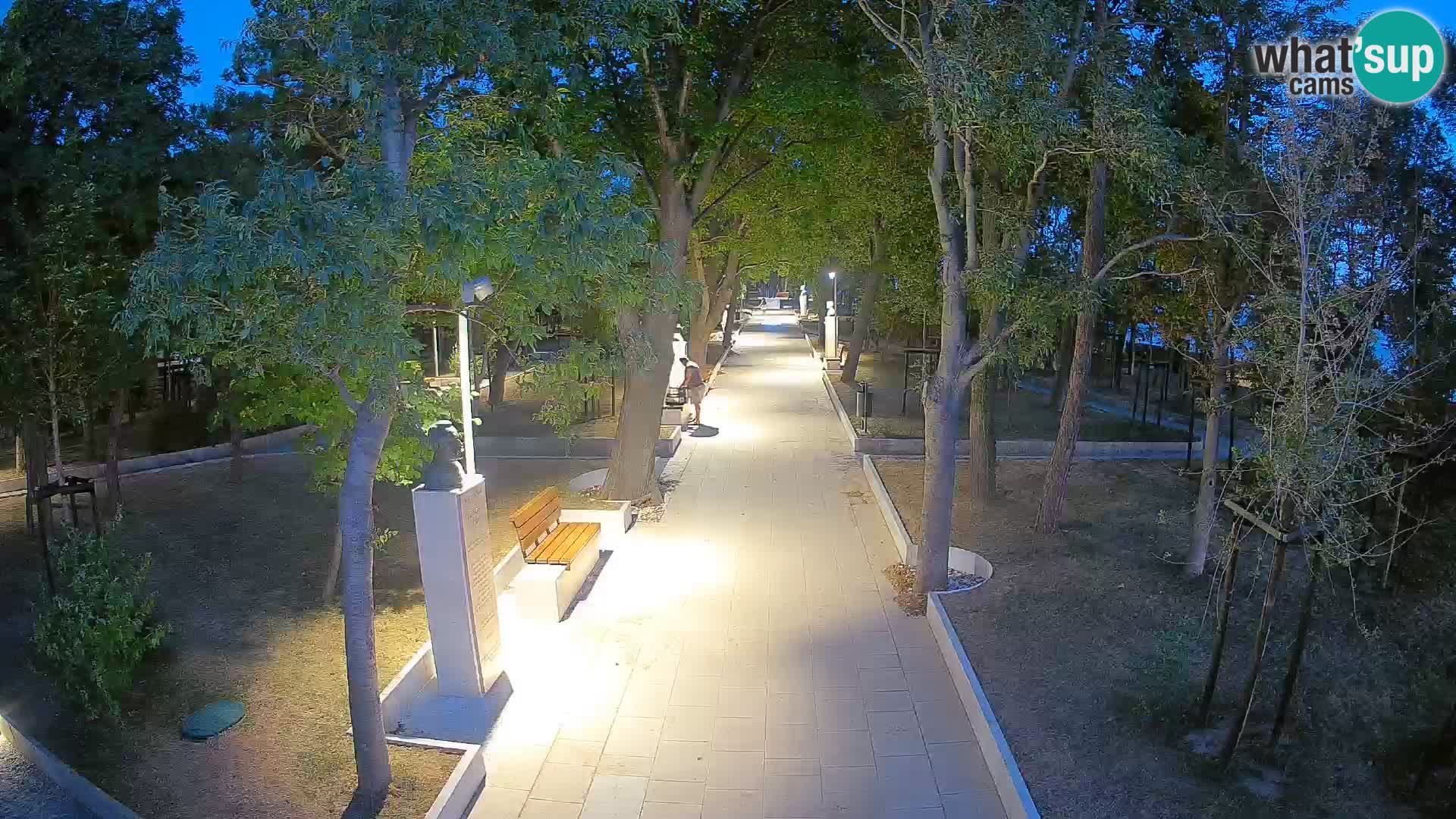 Writers’ Park Webcam Senj – Live by the Sea