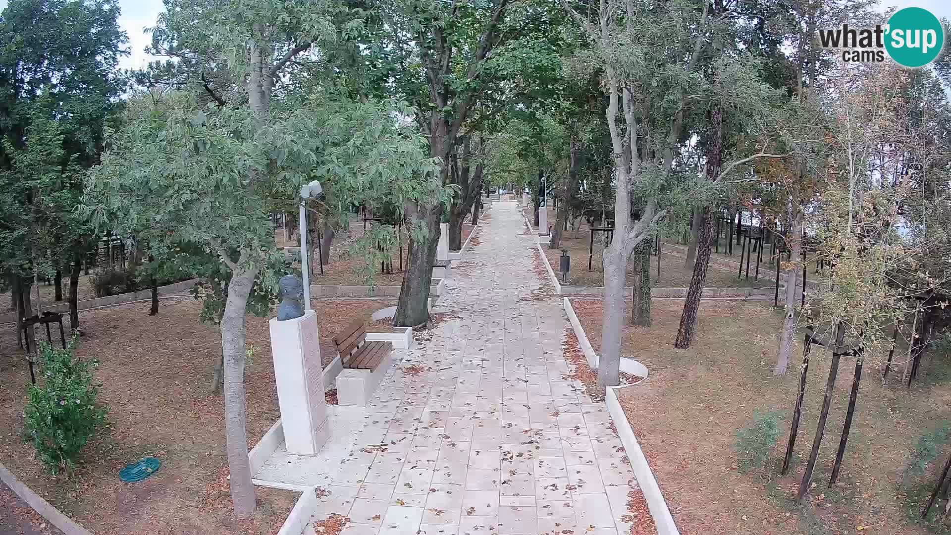 Writers’ Park Webcam Senj – Live by the Sea