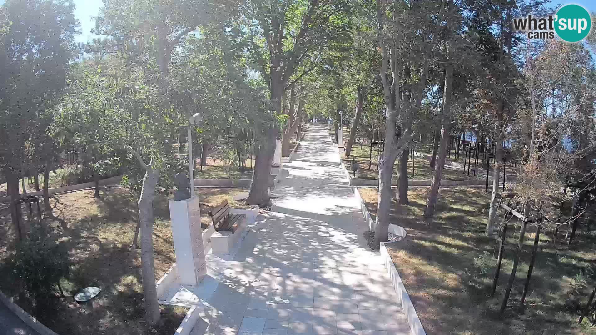 Writers’ Park Webcam Senj – Live by the Sea