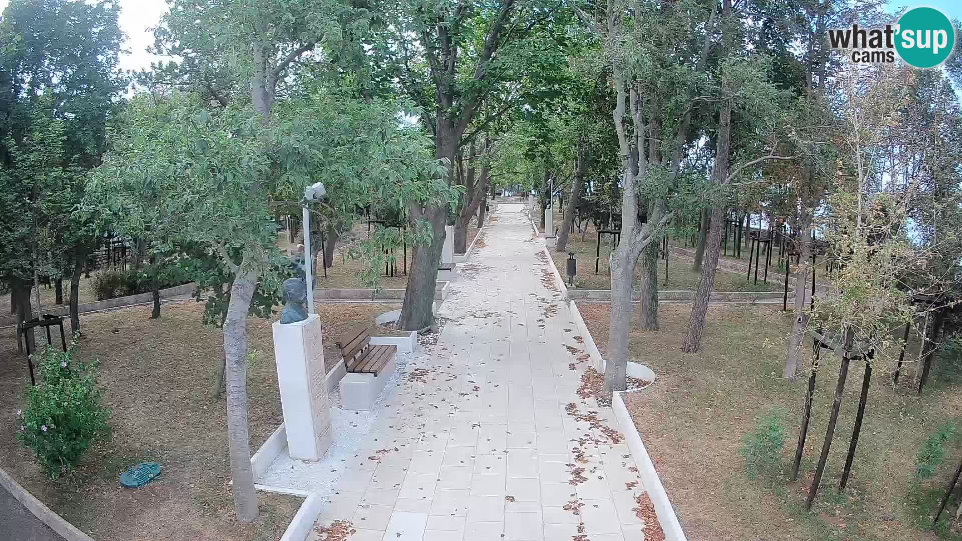 Writers’ Park Webcam Senj – Live by the Sea