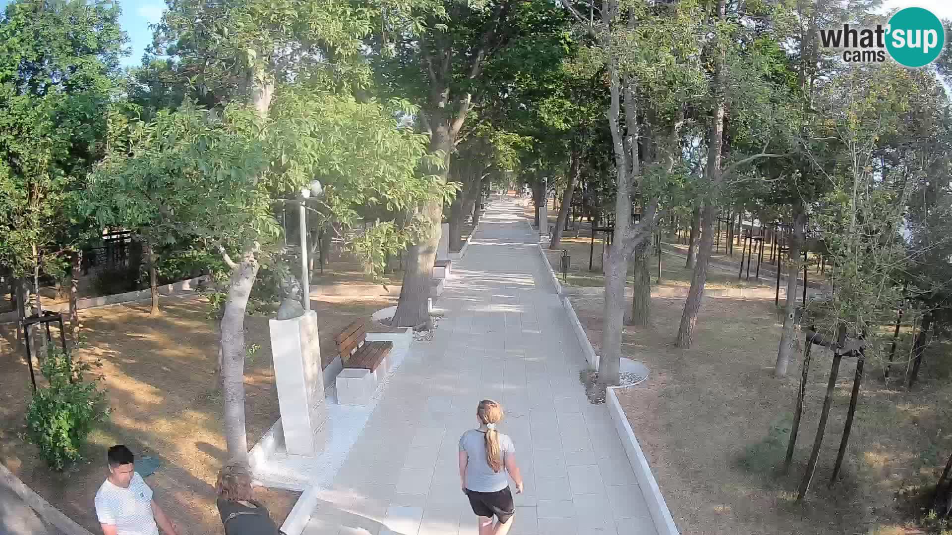 Writers’ Park Webcam Senj – Live by the Sea