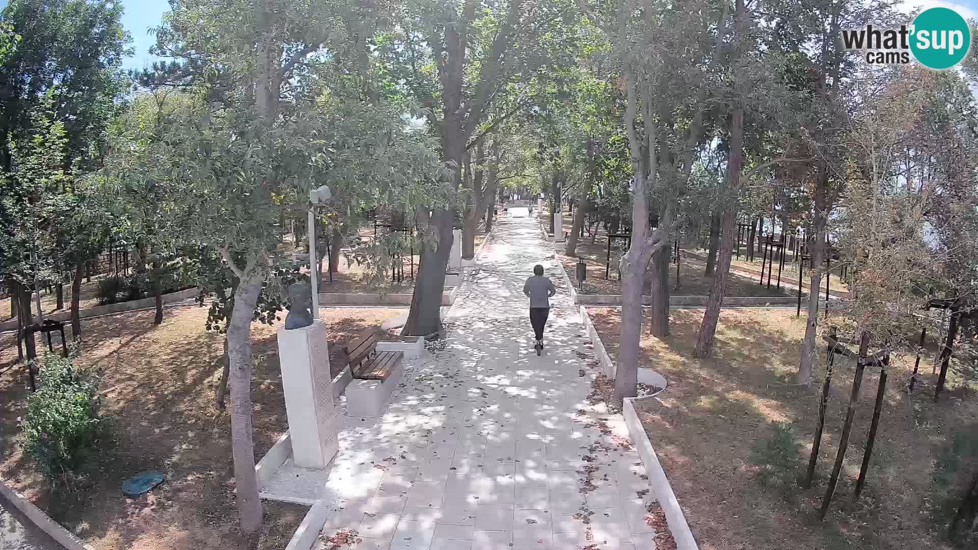 Writers’ Park Webcam Senj – Live by the Sea