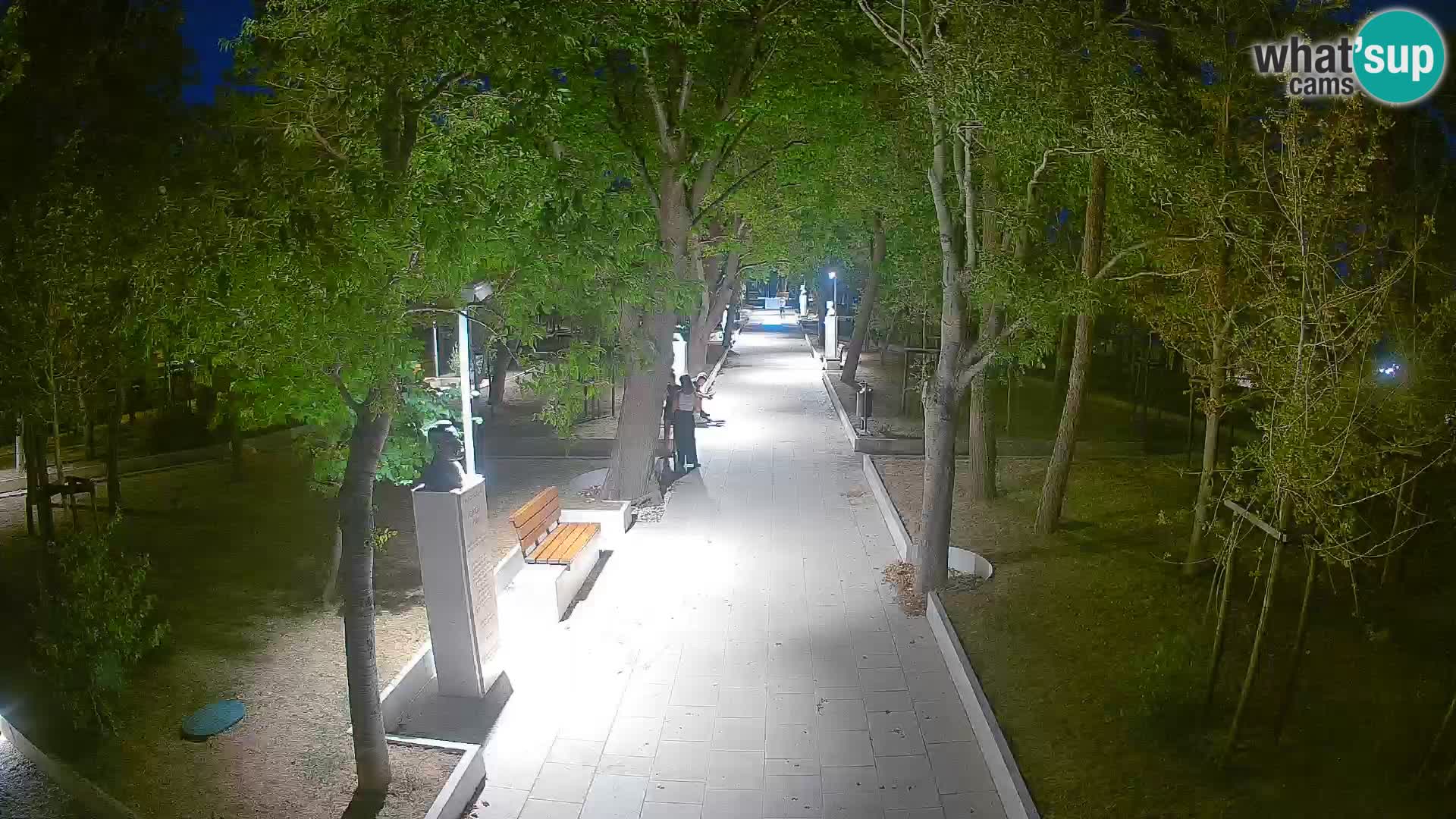 Writers’ Park Webcam Senj – Live by the Sea