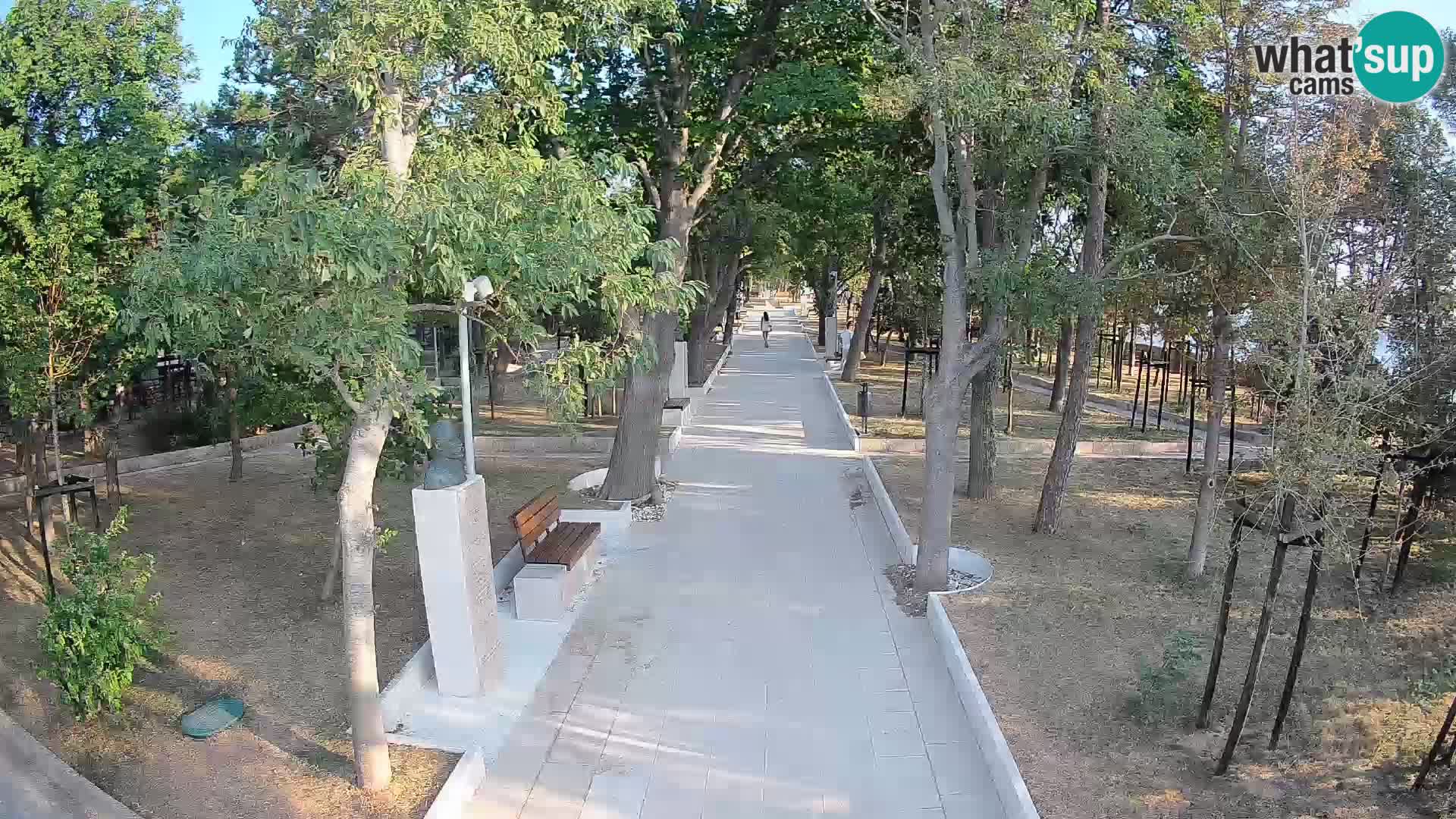 Writers’ Park Webcam Senj – Live by the Sea