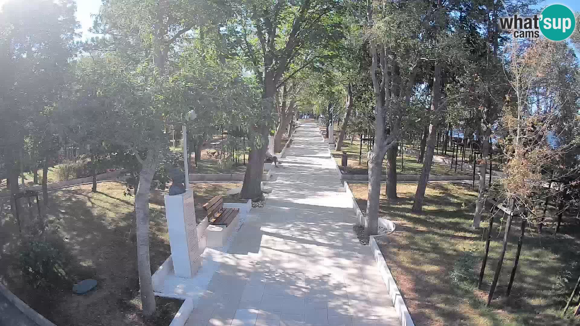 Webcam Schriftstellerpark Senj – Live am Meer