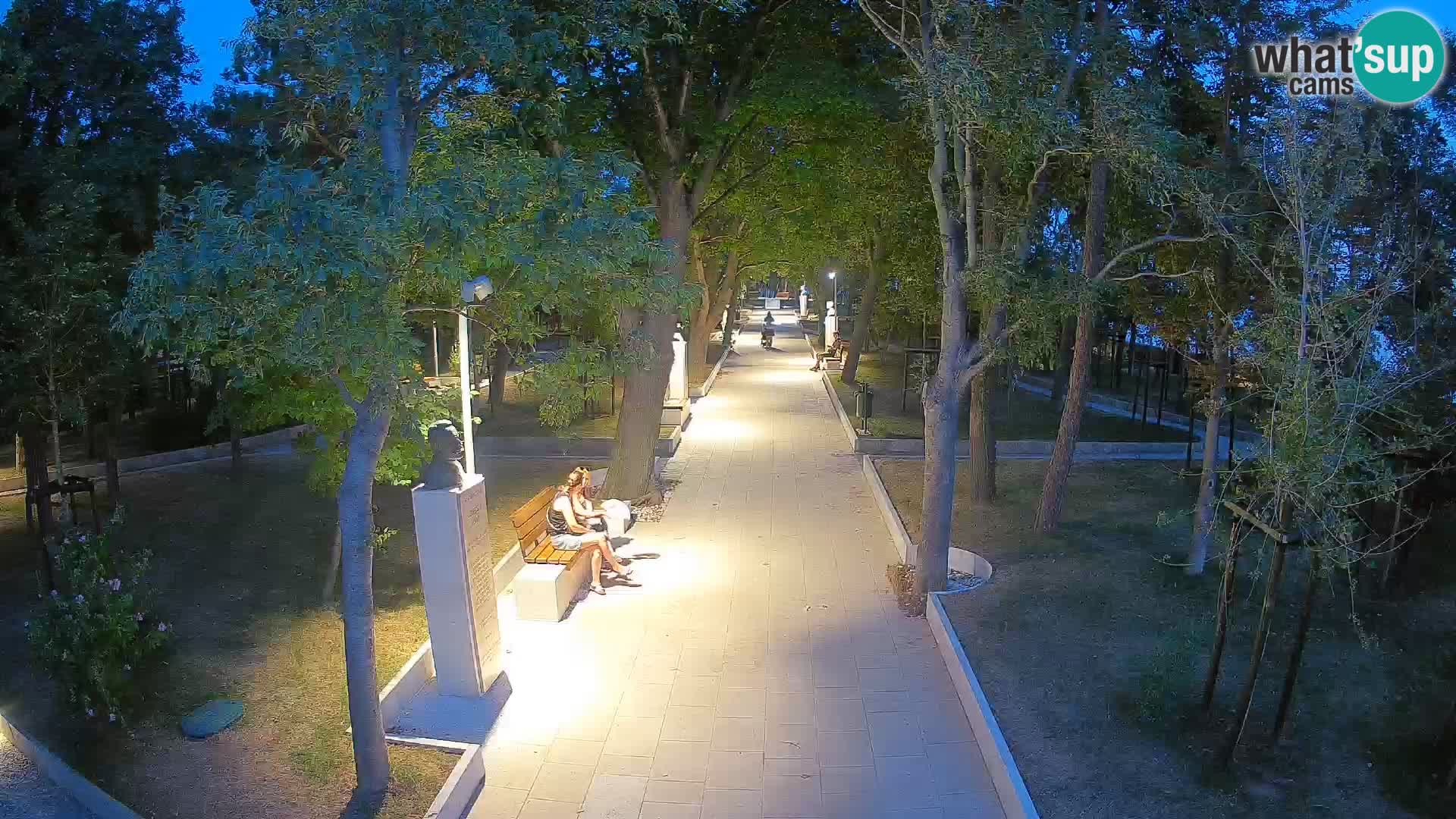 Writers’ Park Webcam Senj – Live by the Sea