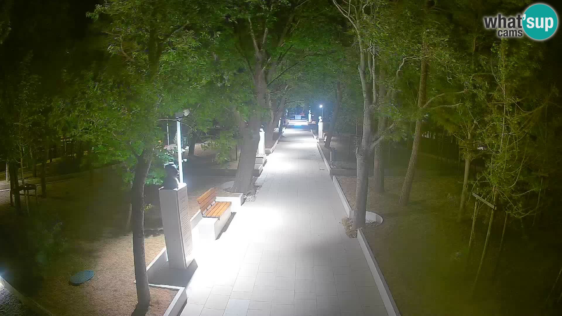 Writers’ Park Webcam Senj – Live by the Sea