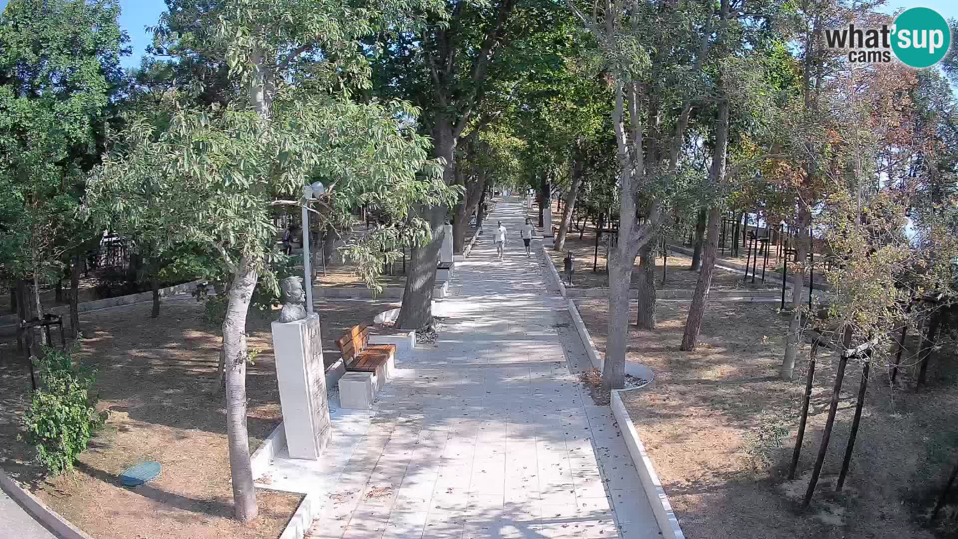 Writers’ Park Webcam Senj – Live by the Sea