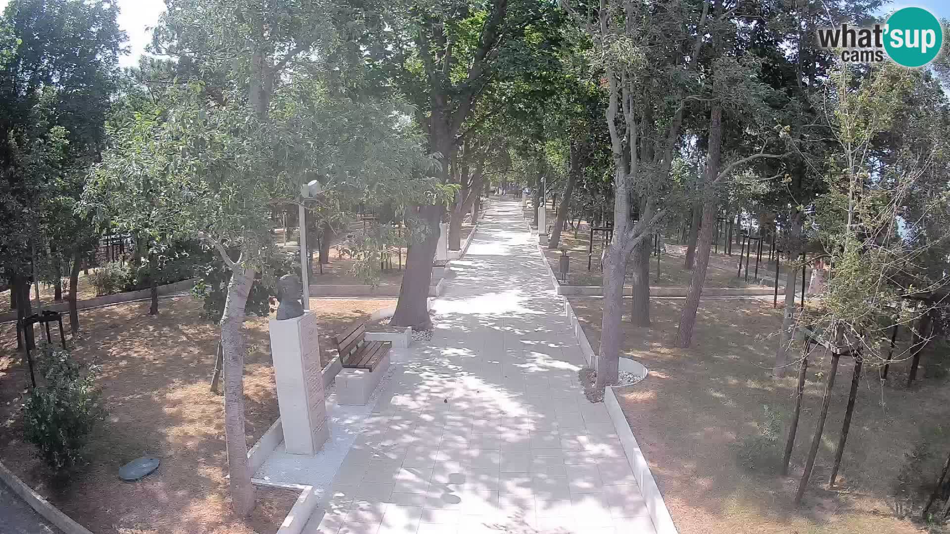 Writers’ Park Webcam Senj – Live by the Sea