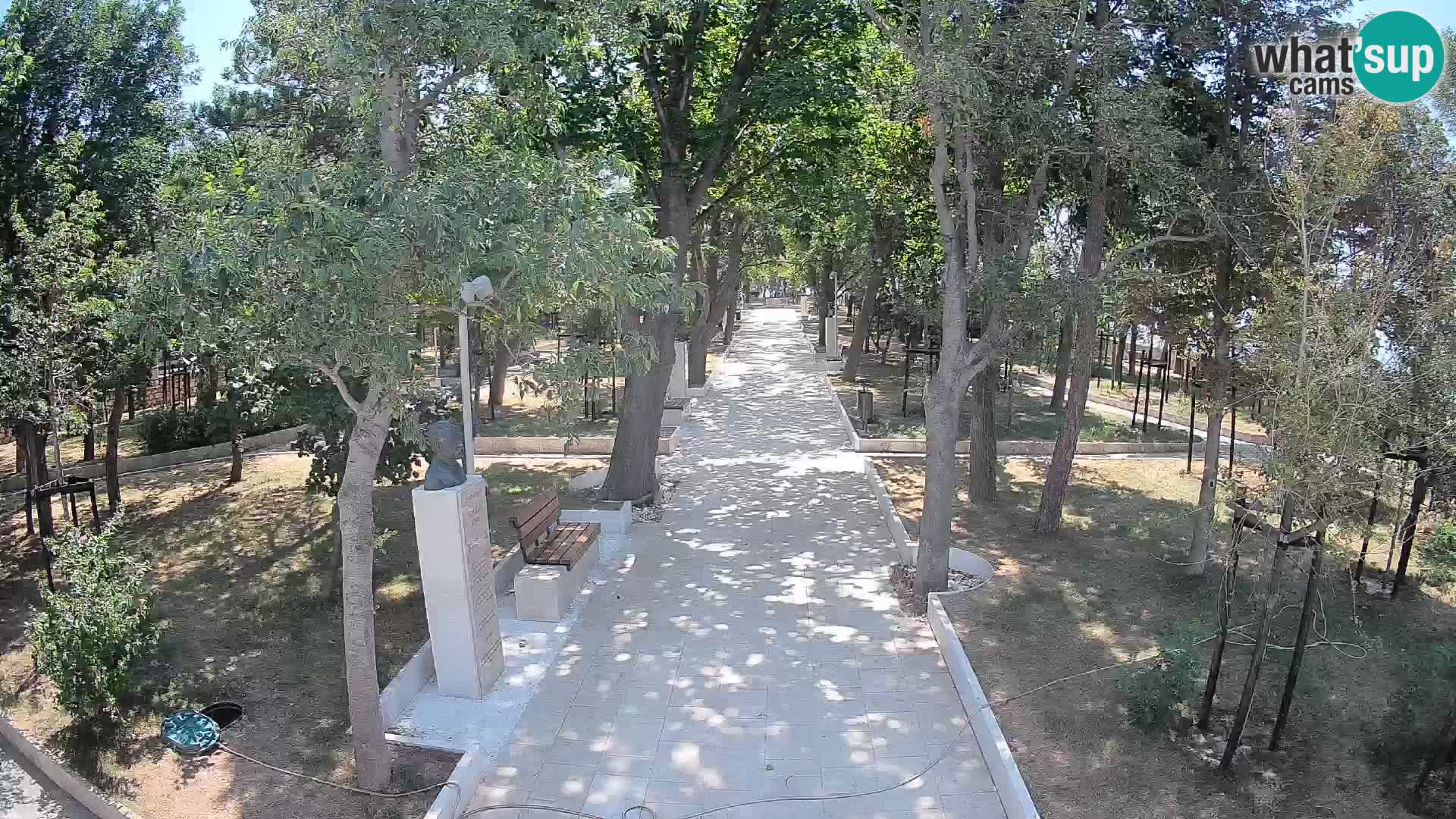 Webcam Schriftstellerpark Senj – Live am Meer