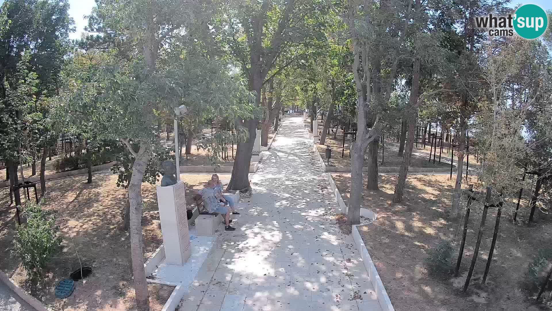Writers’ Park Webcam Senj – Live by the Sea