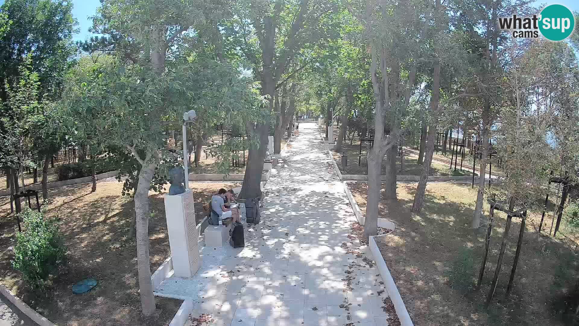 Writers’ Park Webcam Senj – Live by the Sea