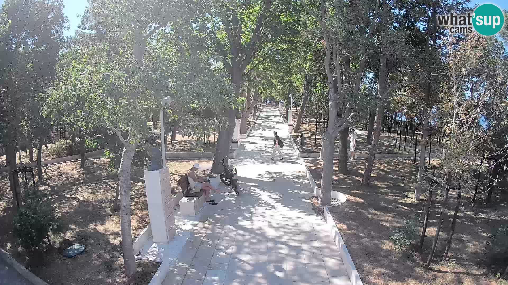 Writers’ Park Webcam Senj – Live by the Sea