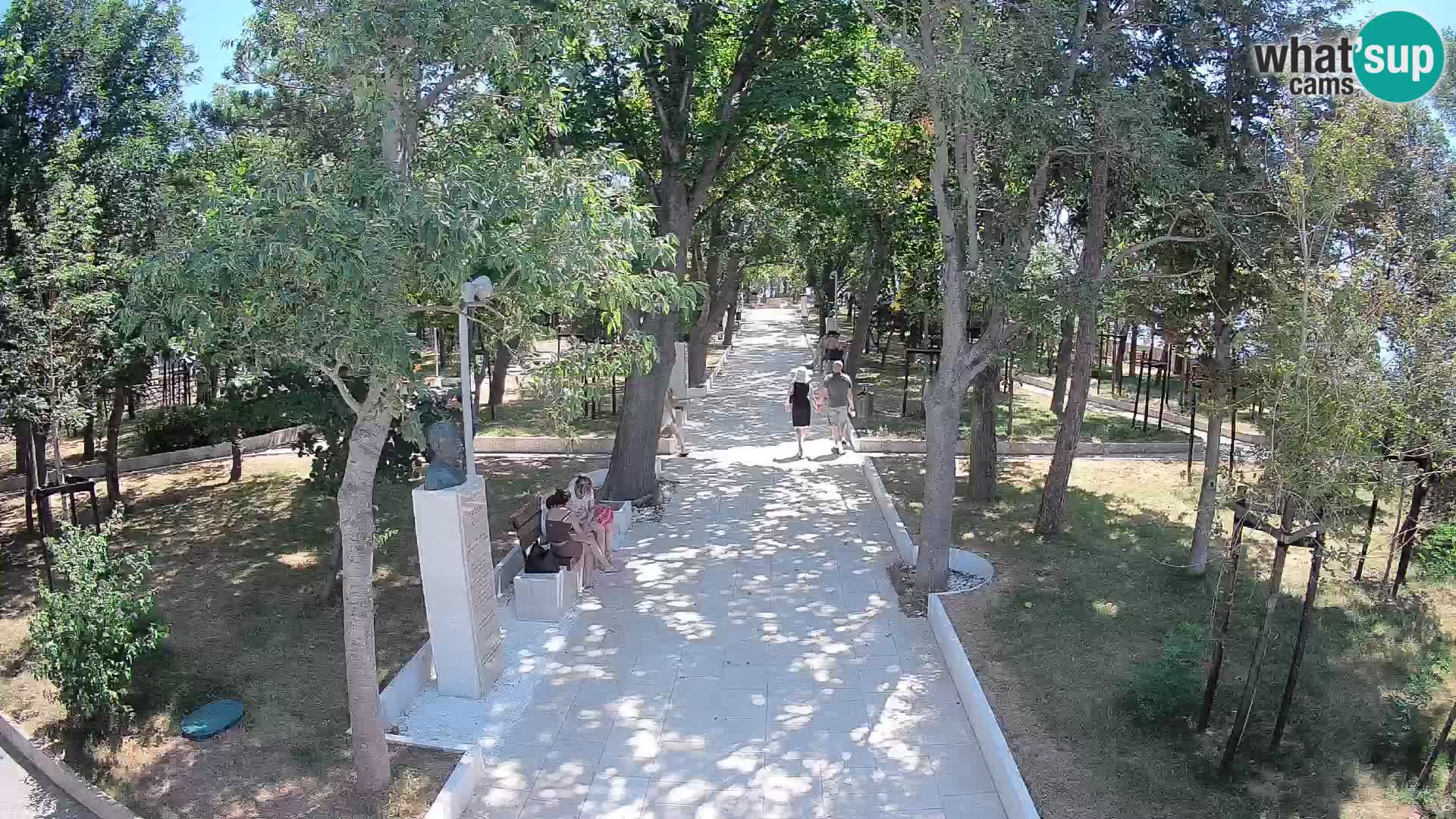 Writers’ Park Webcam Senj – Live by the Sea