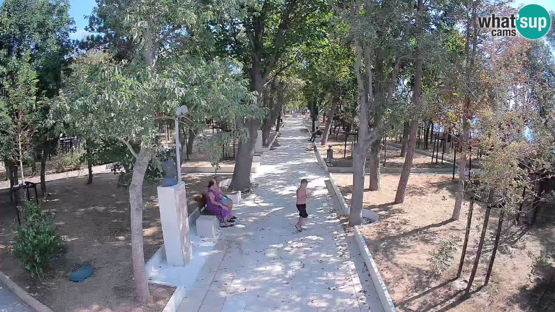 Writers’ Park Webcam Senj – Live by the Sea