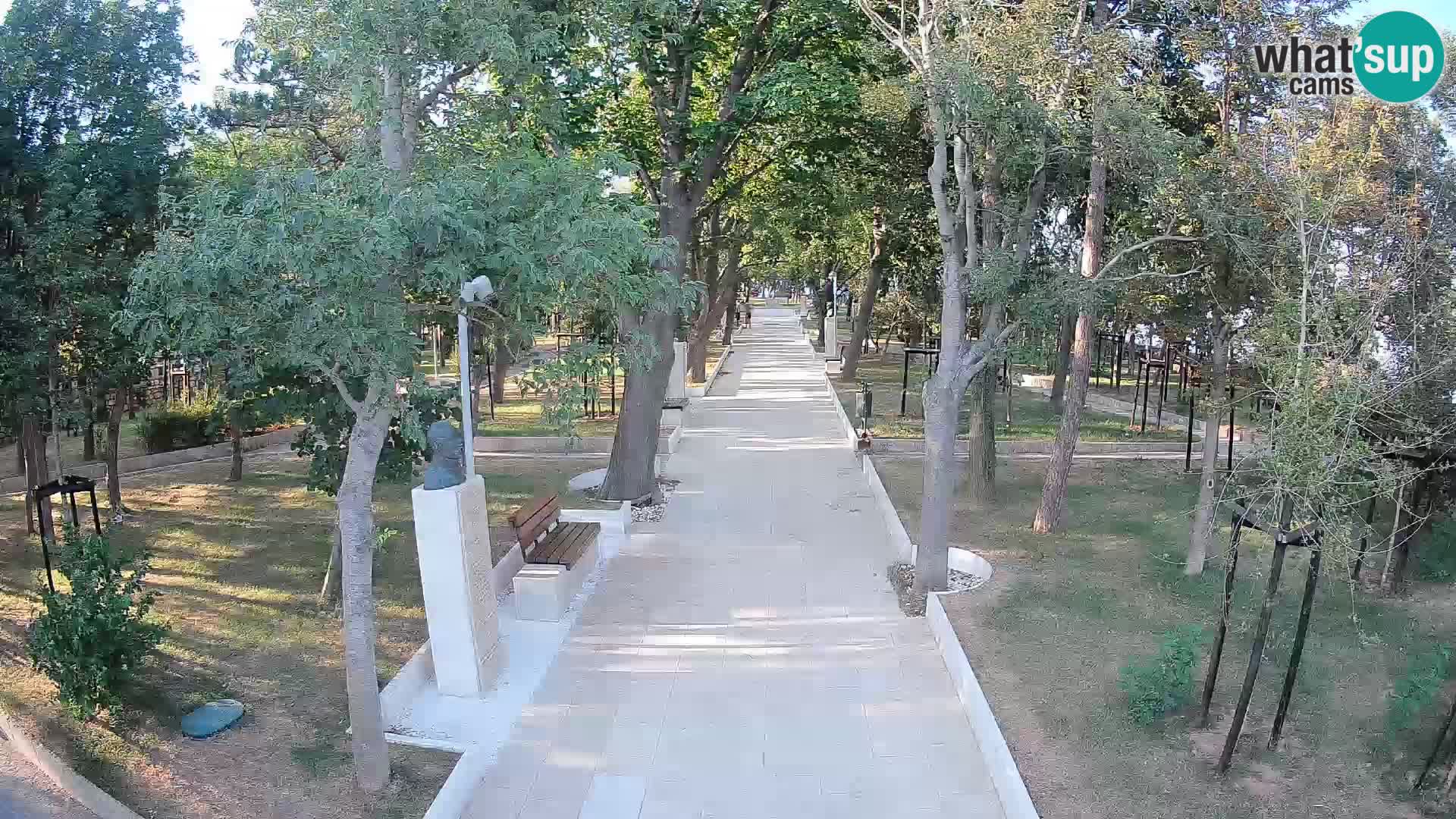 Writers’ Park Webcam Senj – Live by the Sea