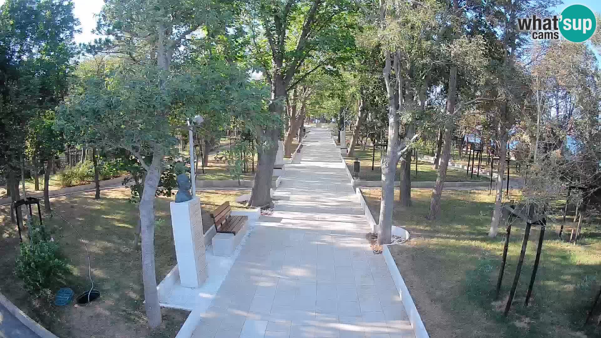 Writers’ Park Webcam Senj – Live by the Sea