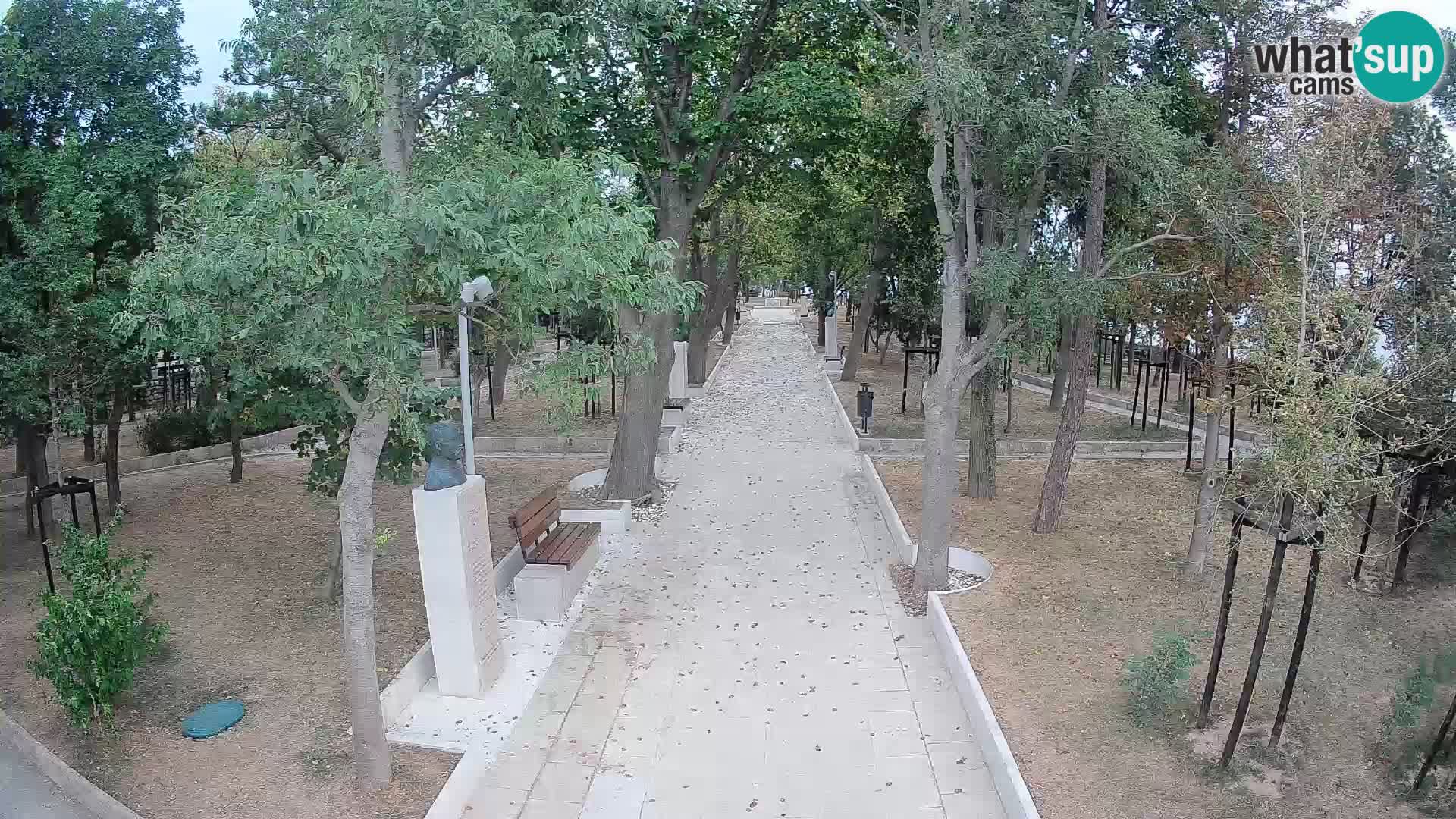 Writers’ Park Webcam Senj – Live by the Sea