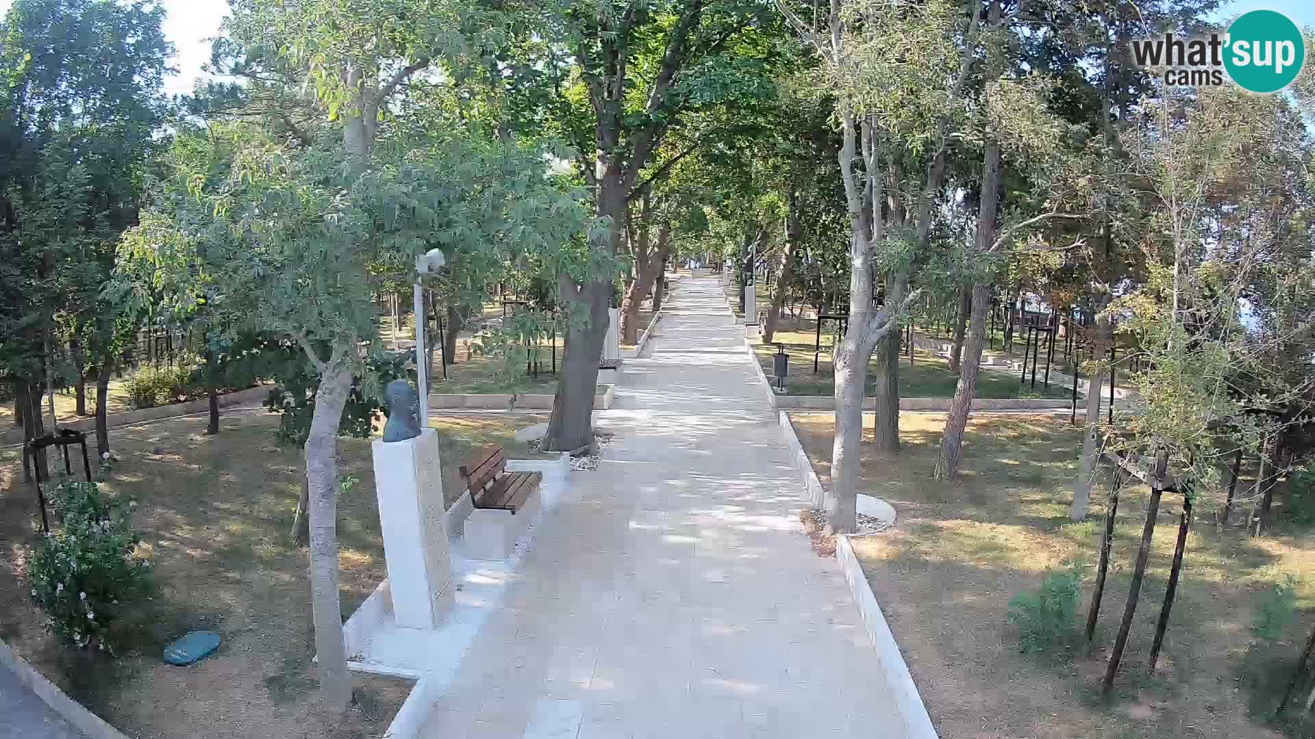 Writers’ Park Webcam Senj – Live by the Sea