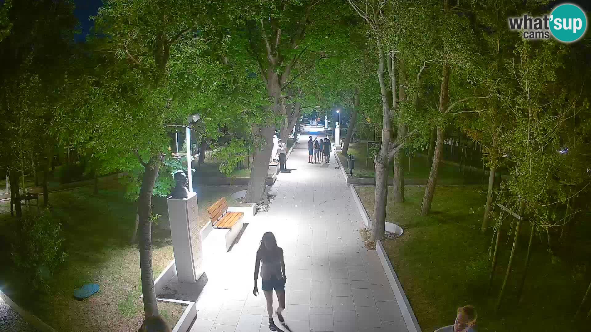 Webcam Schriftstellerpark Senj – Live am Meer