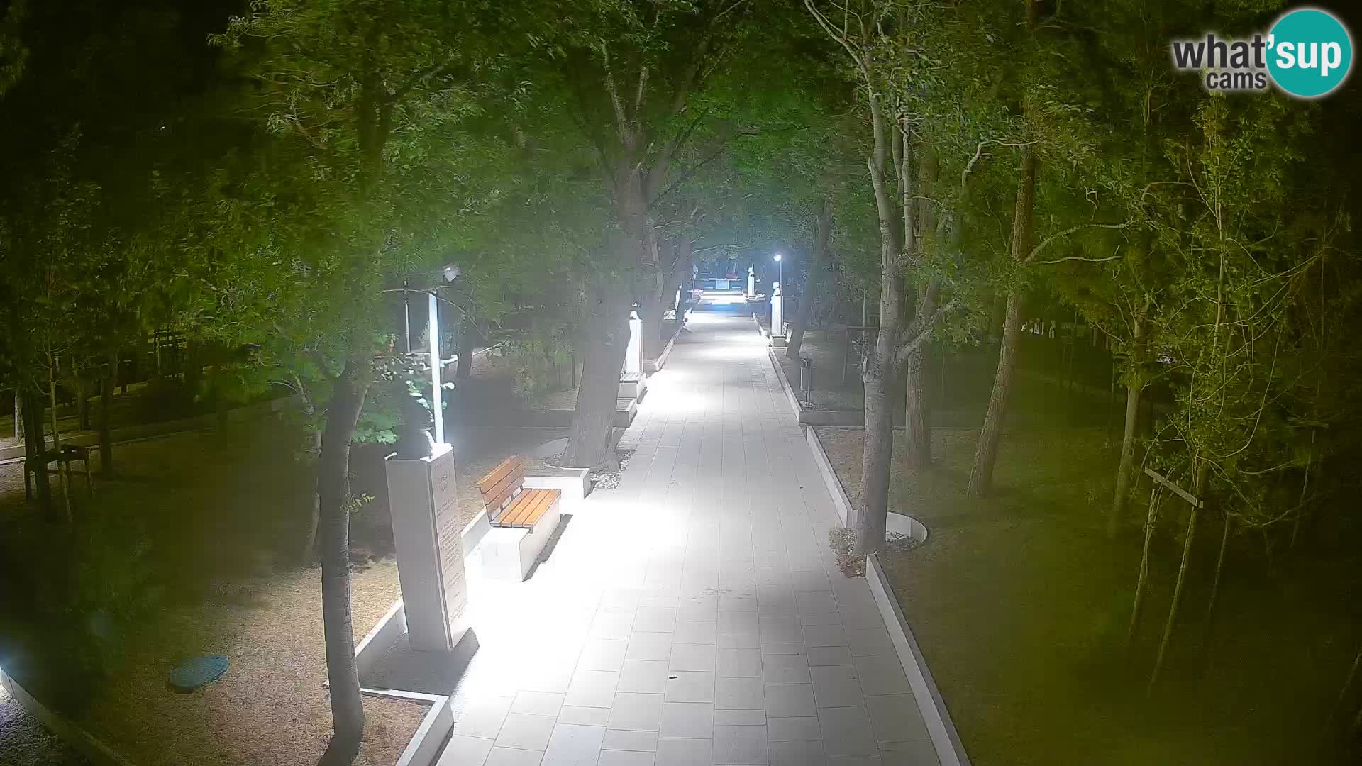 Webcam Schriftstellerpark Senj – Live am Meer