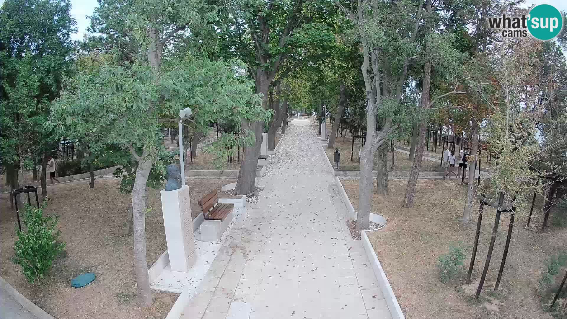 Writers’ Park Webcam Senj – Live by the Sea