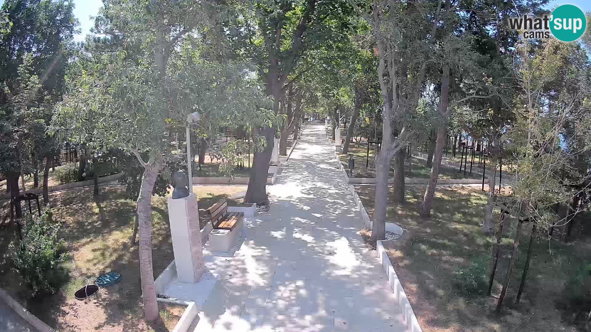 Writers’ Park Webcam Senj – Live by the Sea