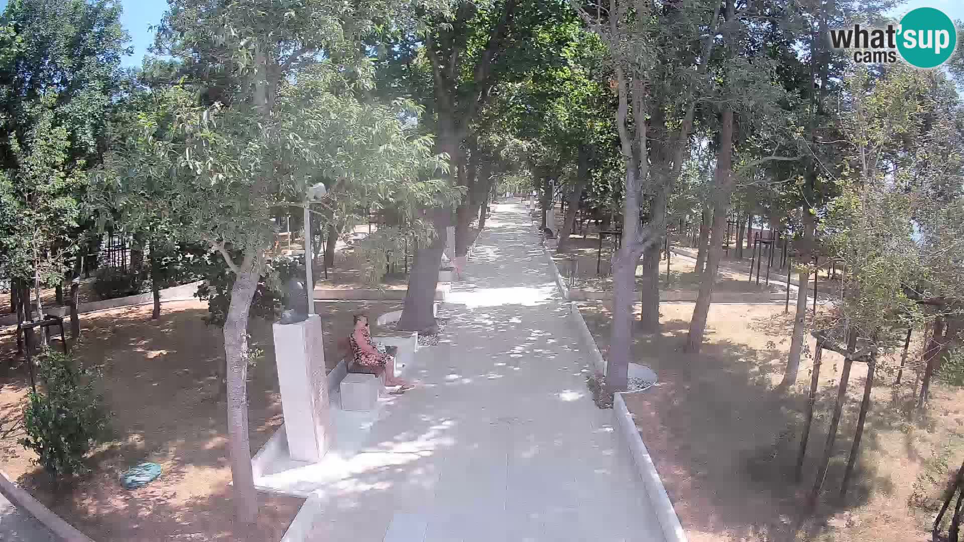 Webcam Schriftstellerpark Senj – Live am Meer