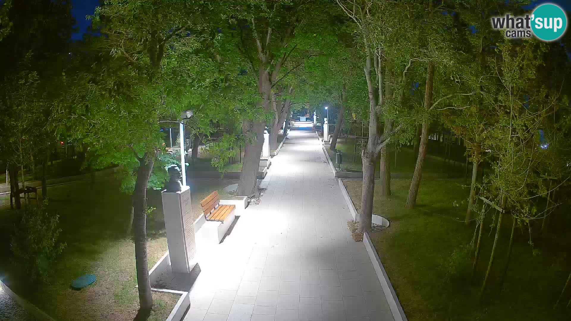 Writers’ Park Webcam Senj – Live by the Sea