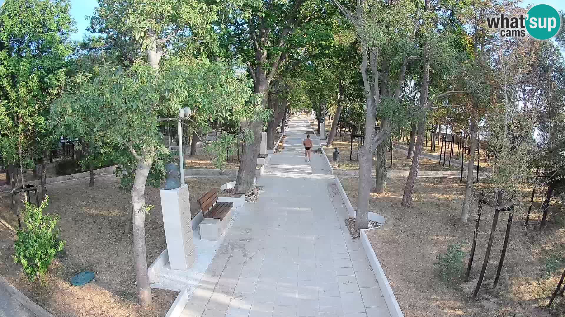 Writers’ Park Webcam Senj – Live by the Sea