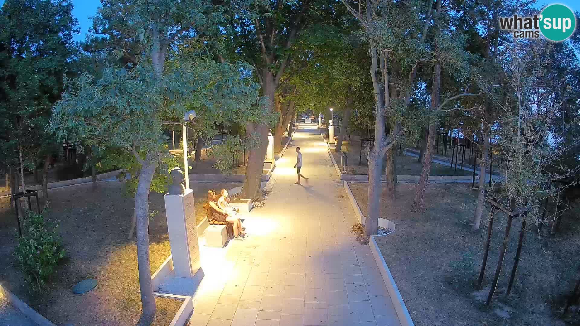 Writers’ Park Webcam Senj – Live by the Sea