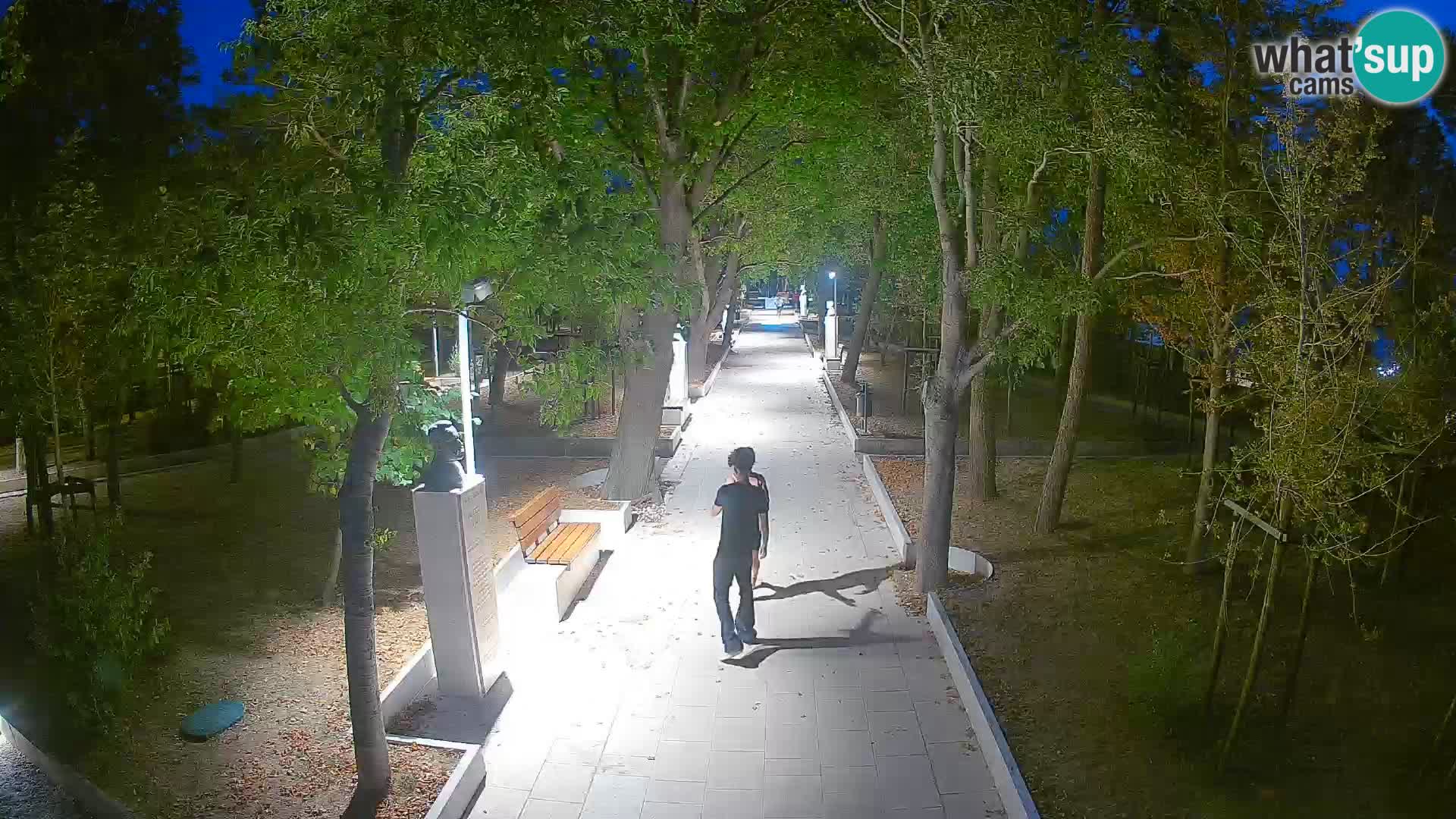 Writers’ Park Webcam Senj – Live by the Sea