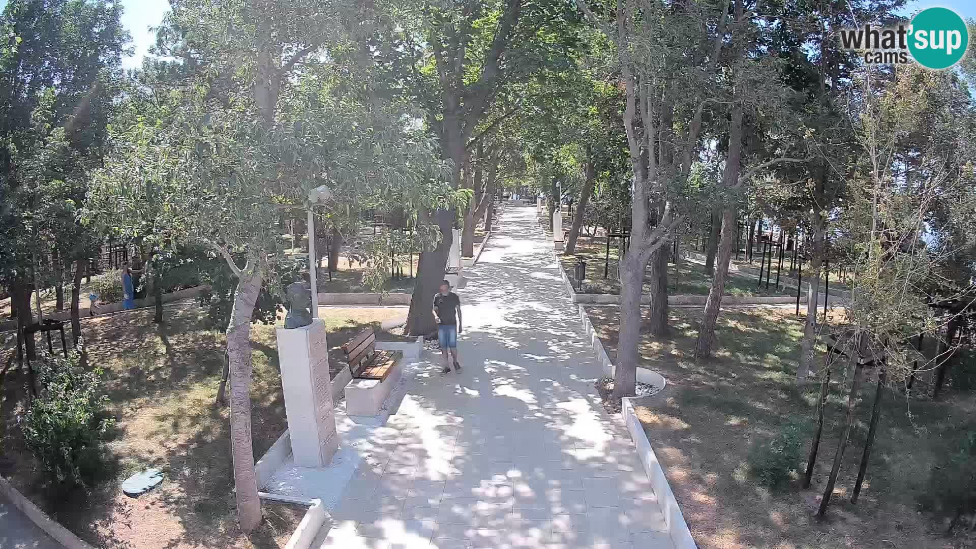 Webcam Schriftstellerpark Senj – Live am Meer