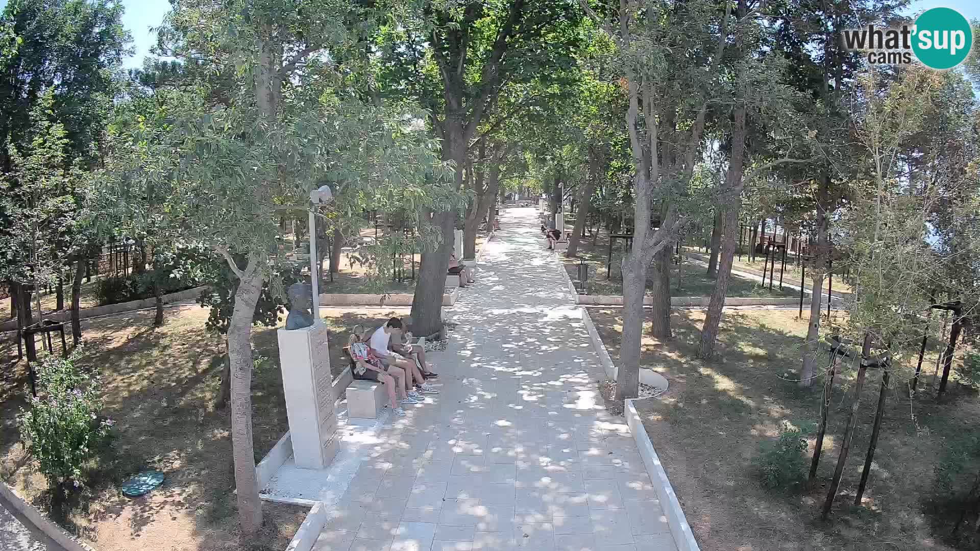 Writers’ Park Webcam Senj – Live by the Sea