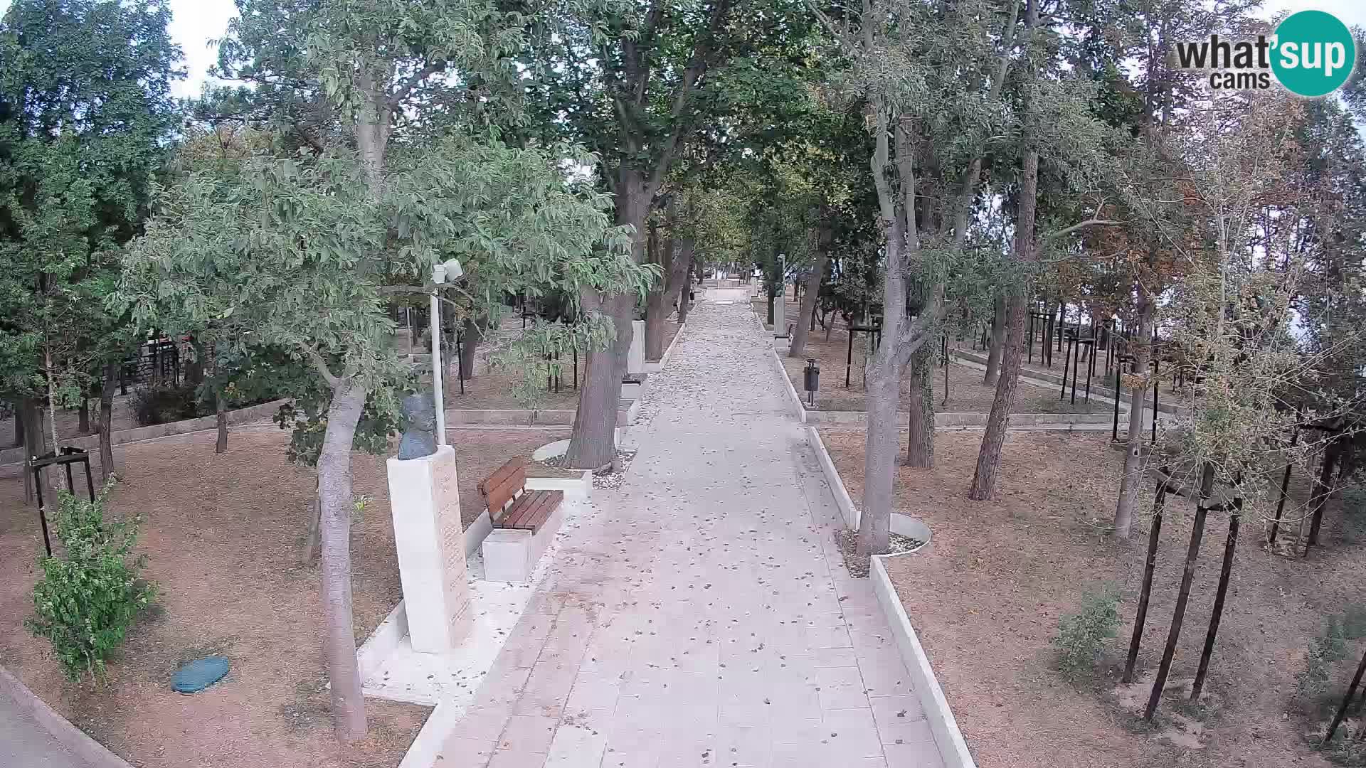 Writers’ Park Webcam Senj – Live by the Sea