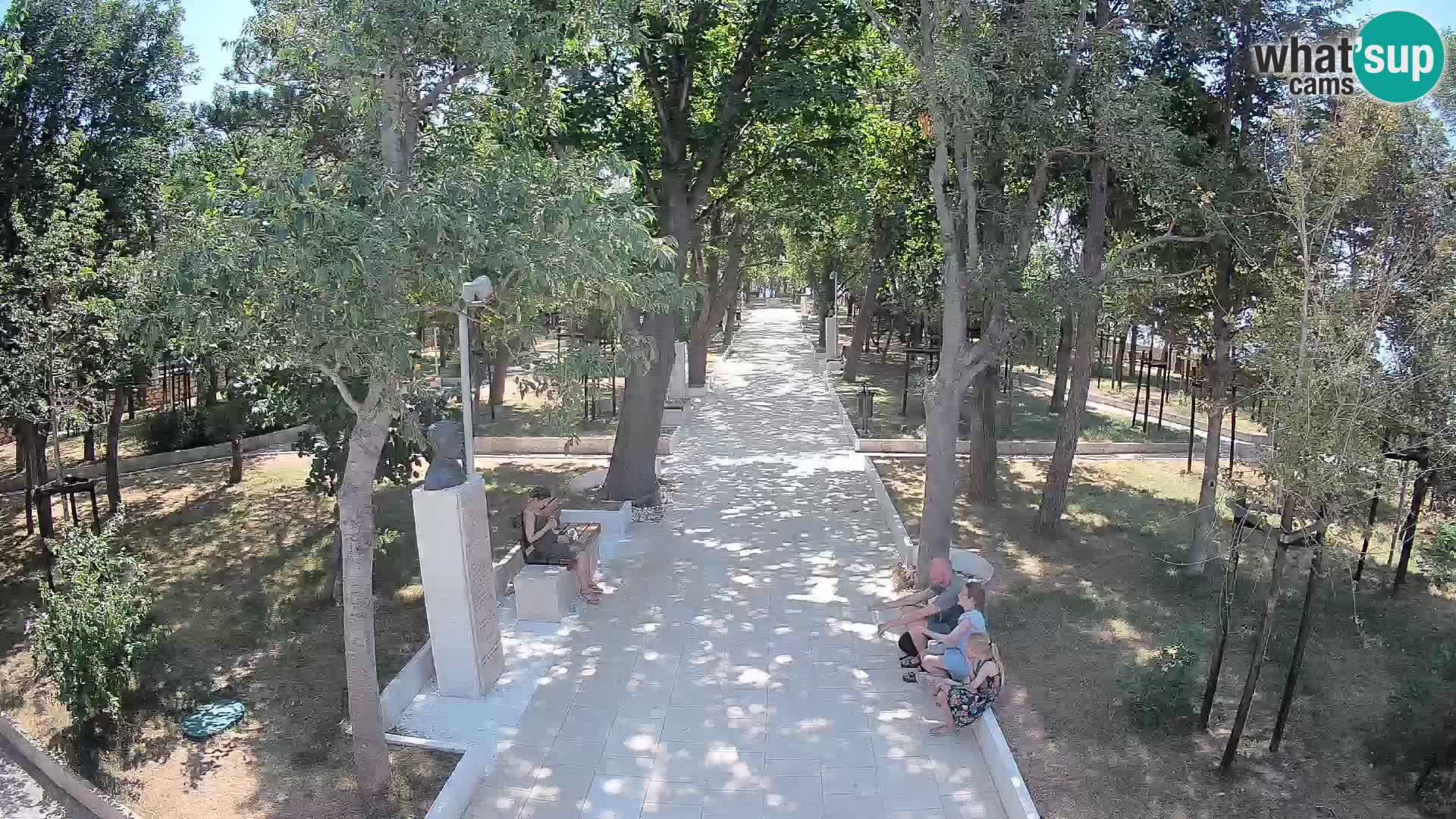 Writers’ Park Webcam Senj – Live by the Sea