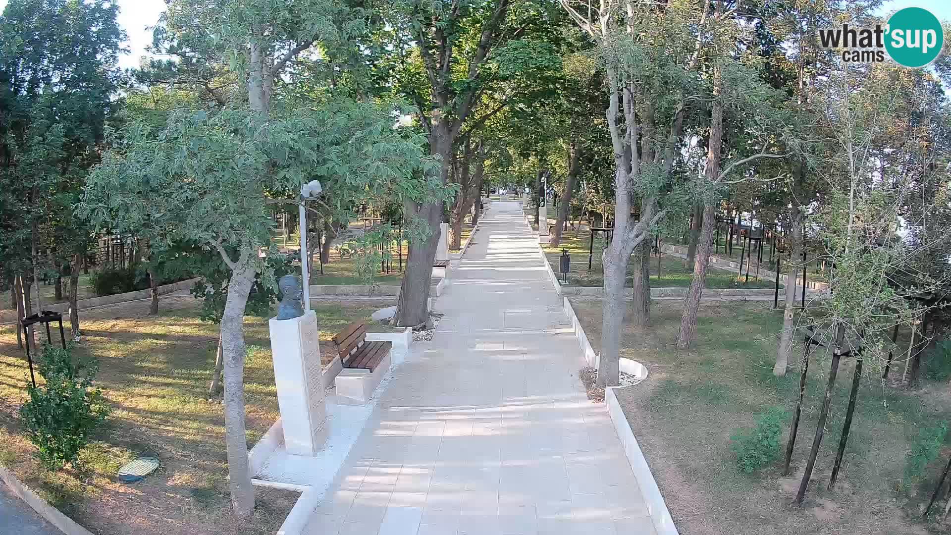 Writers’ Park Webcam Senj – Live by the Sea
