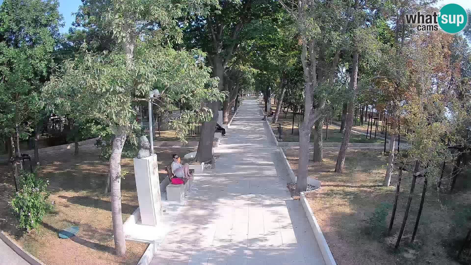 Writers’ Park Webcam Senj – Live by the Sea
