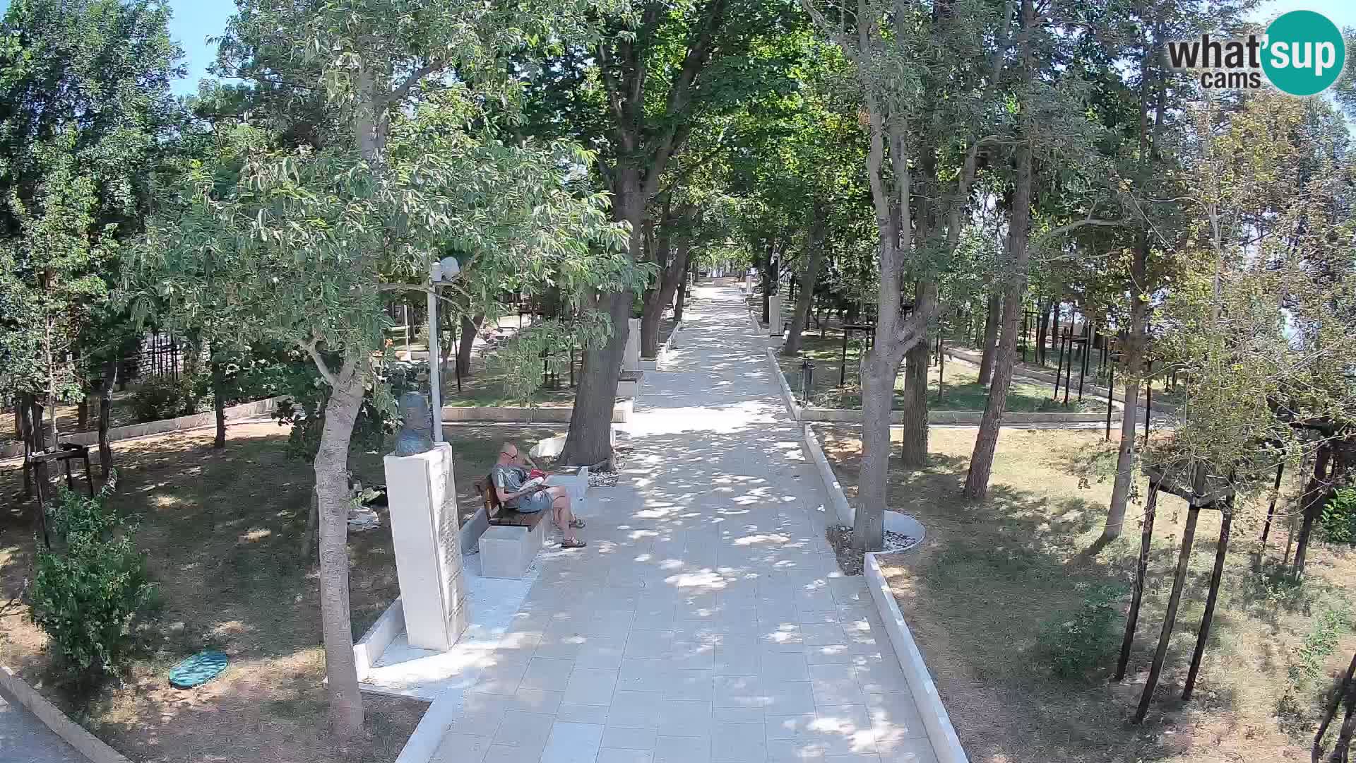 Writers’ Park Webcam Senj – Live by the Sea